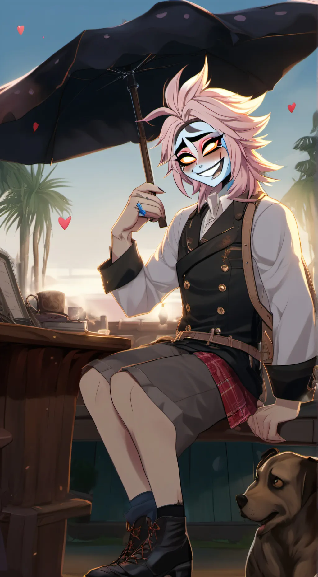 ai character: Leo background