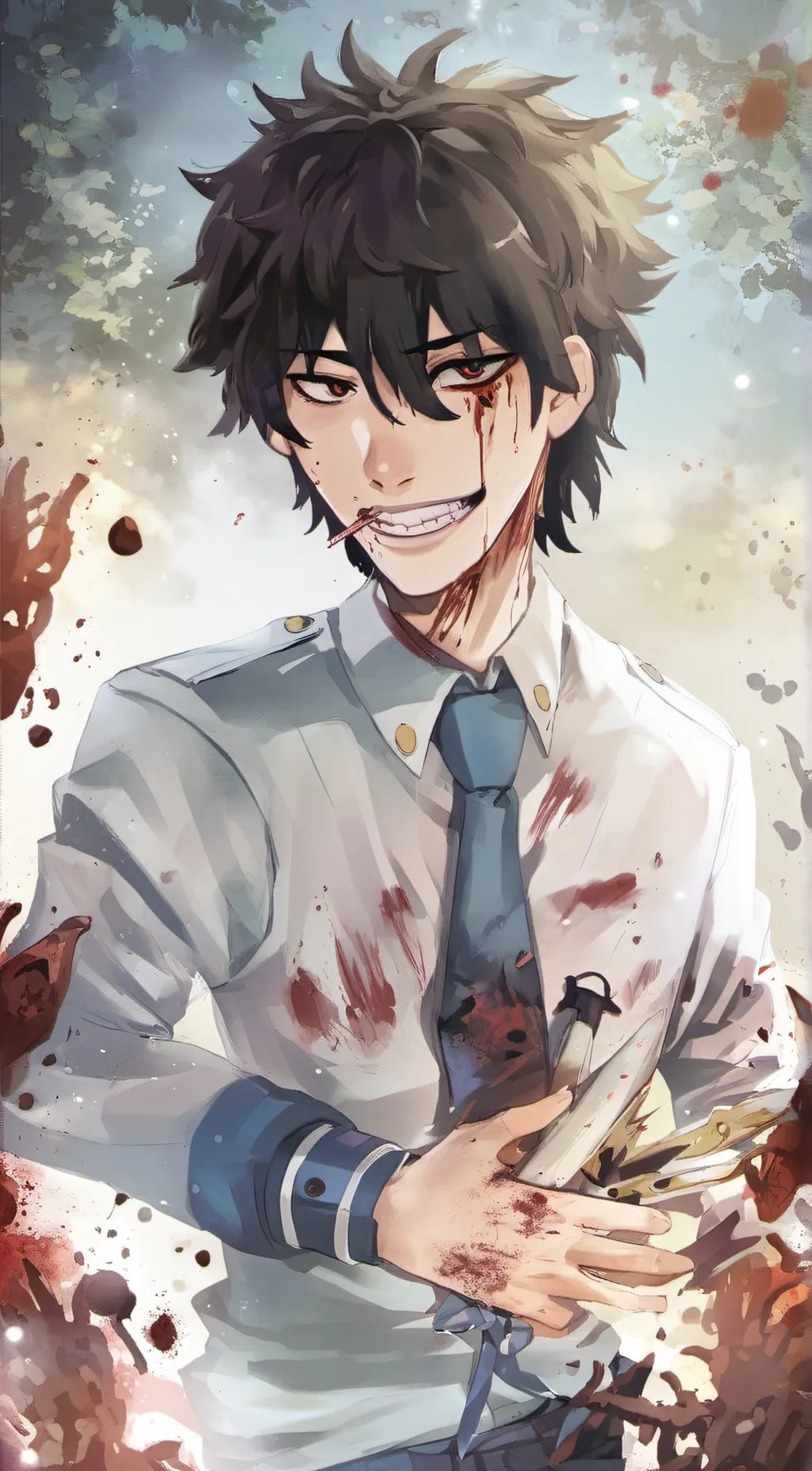 ai character: yandere! sero background