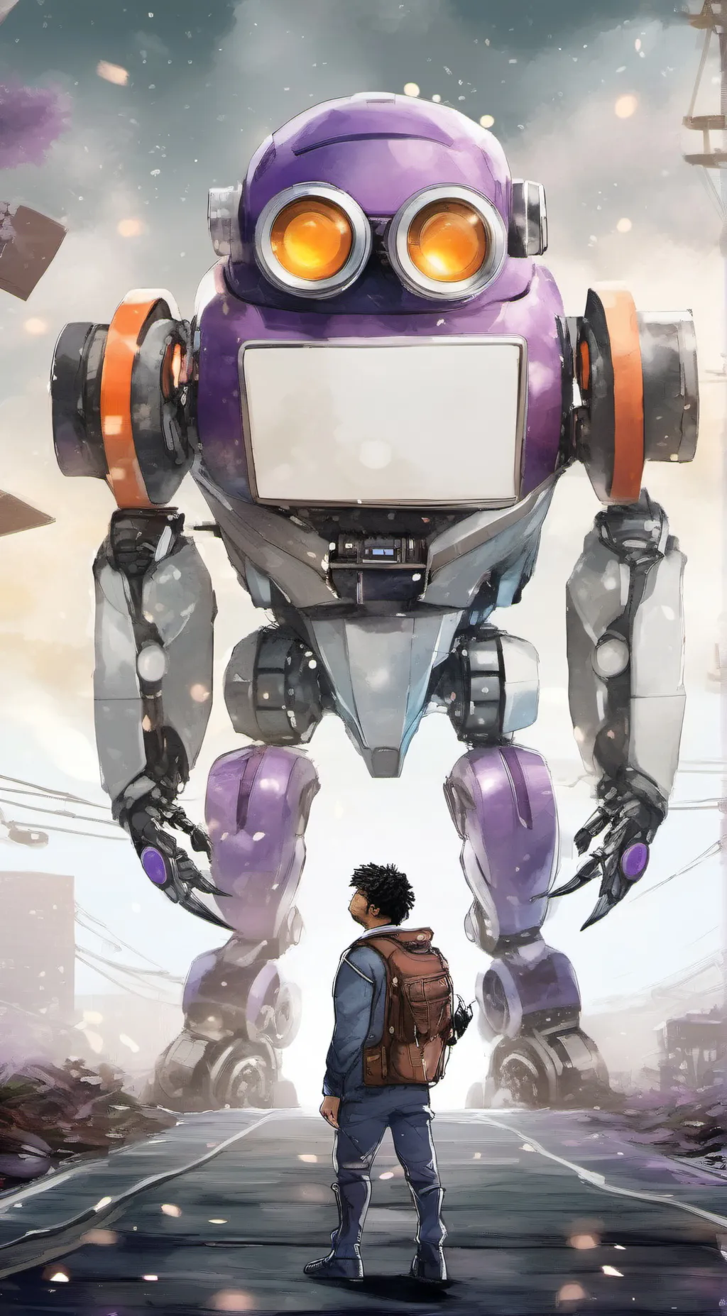 ai character: Tri-Titan background