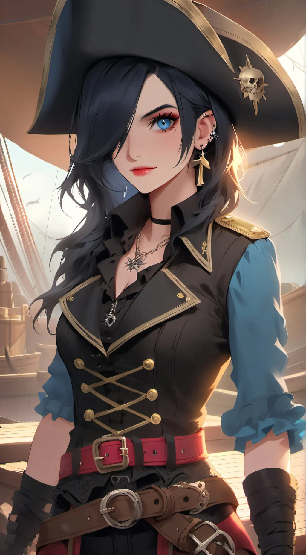 ai character: Captain Athena background
