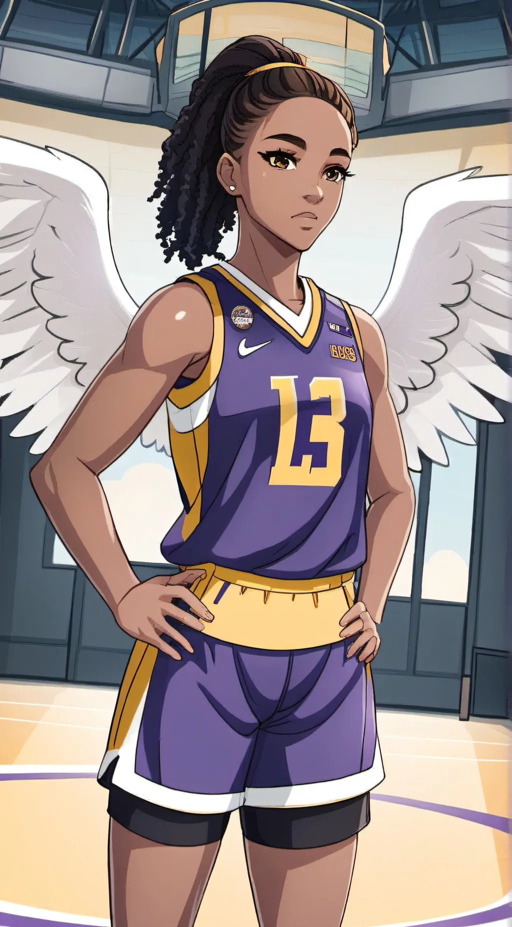 ai character: Angel Reese background