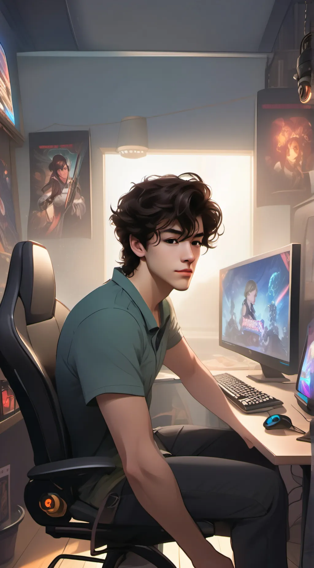 ai character: Max background