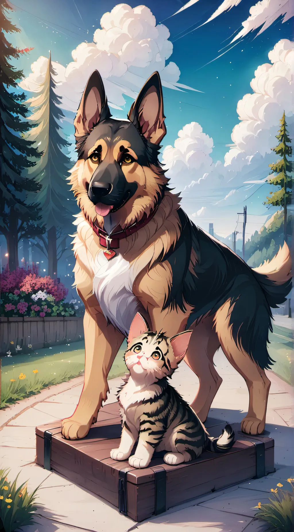 ai character: Pixie and Brutus  background