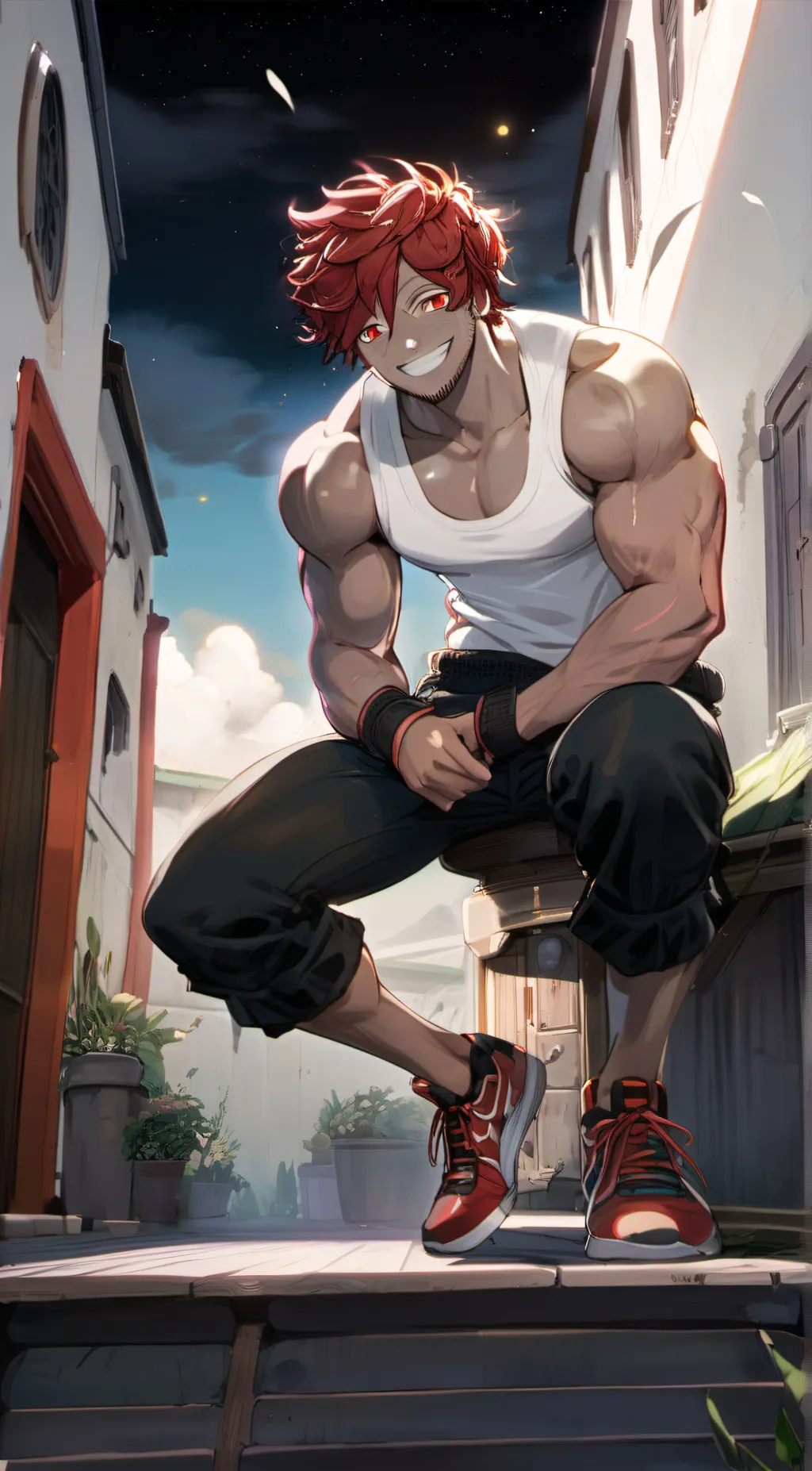 ai character: Micheal Rodrigo background