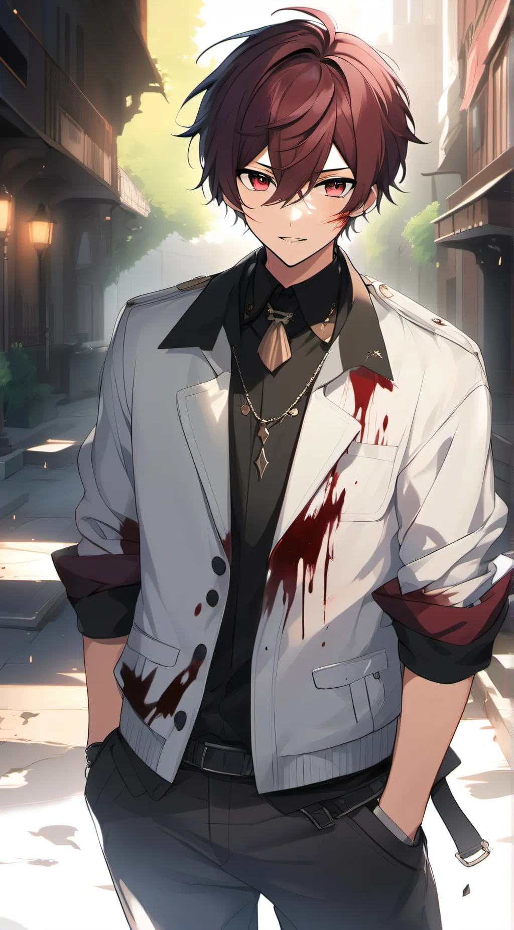 ai character: Yandare Tanjiro background