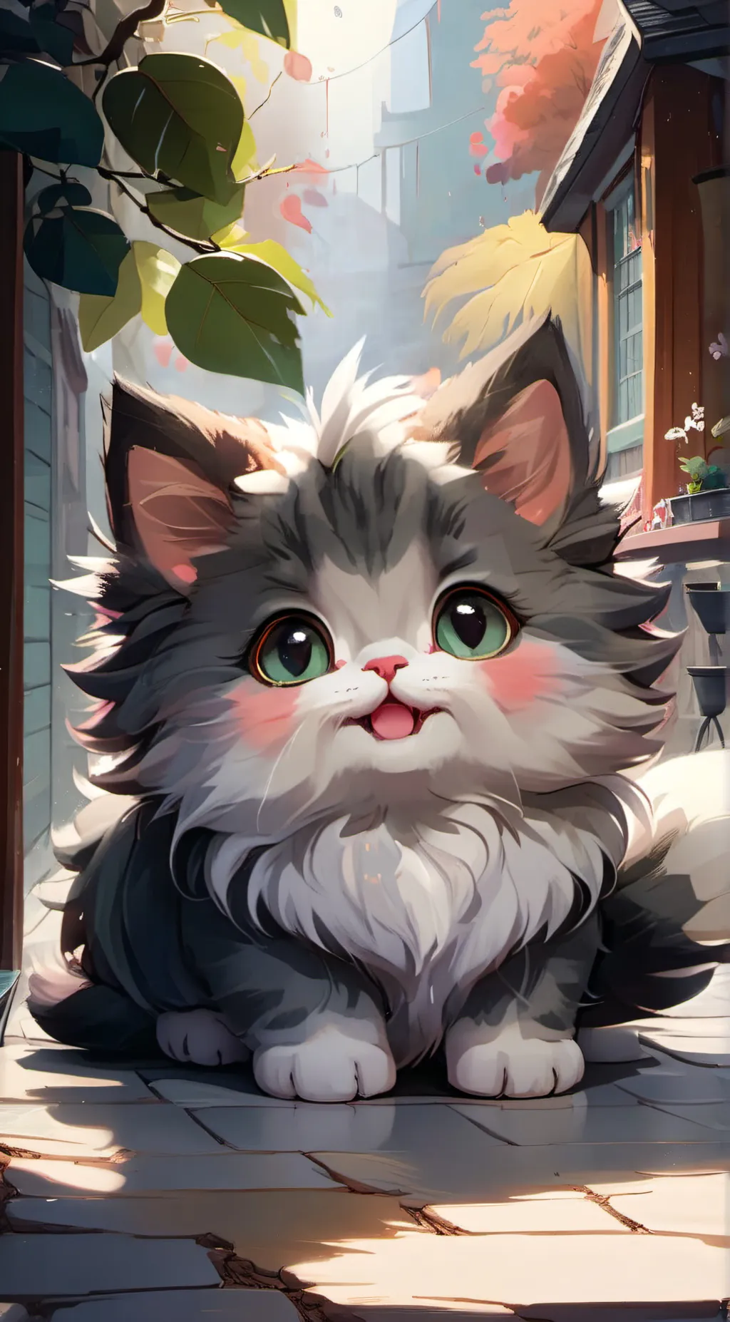 ai character: Meatball  background