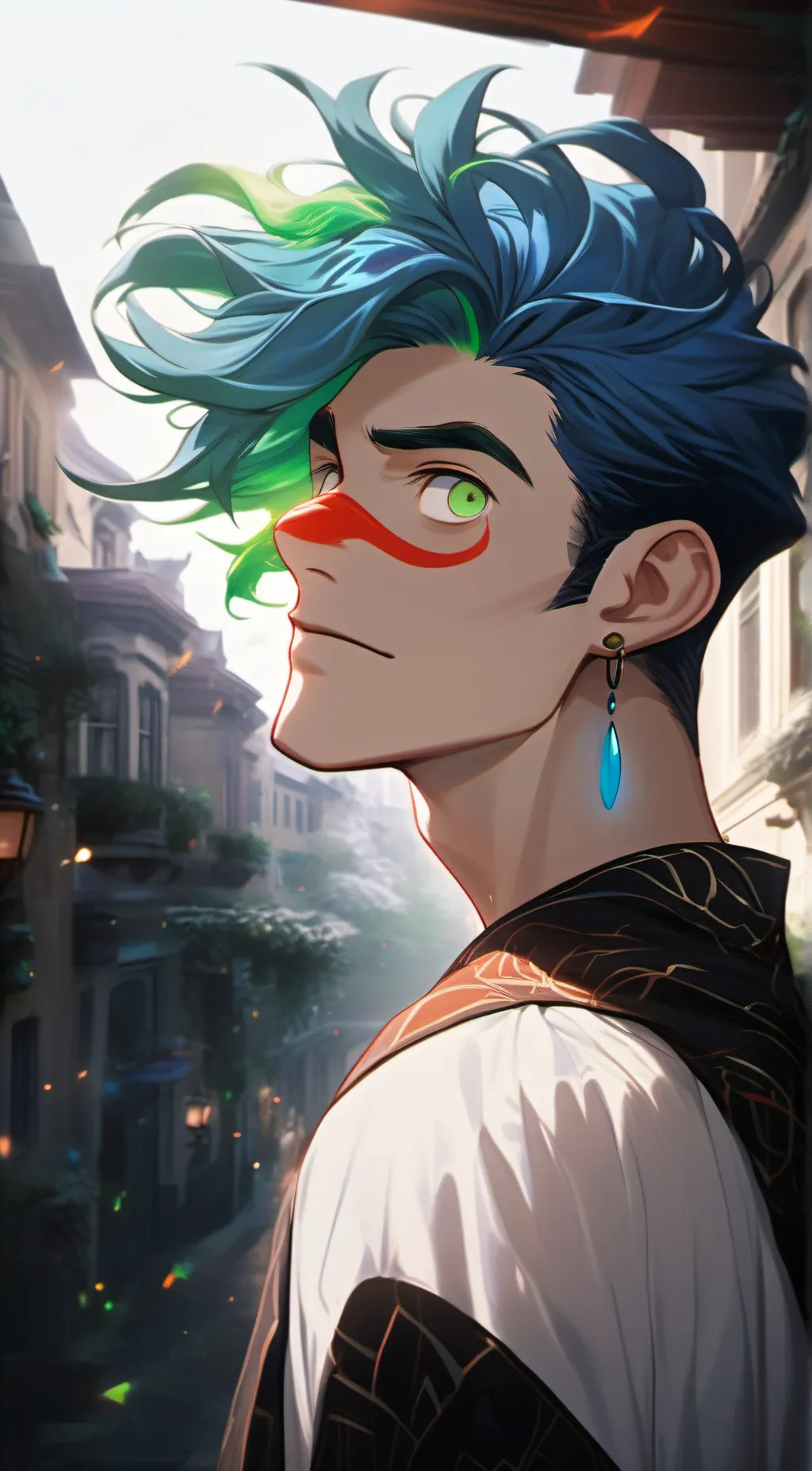 ai character: howdy pillar  background