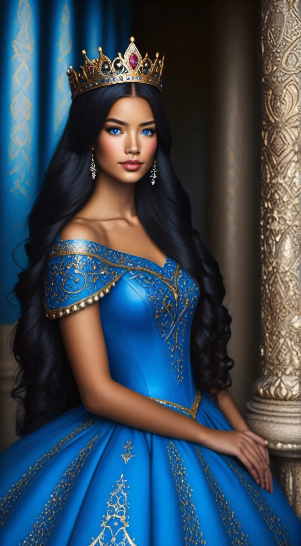 ai character: Princess Allah  background