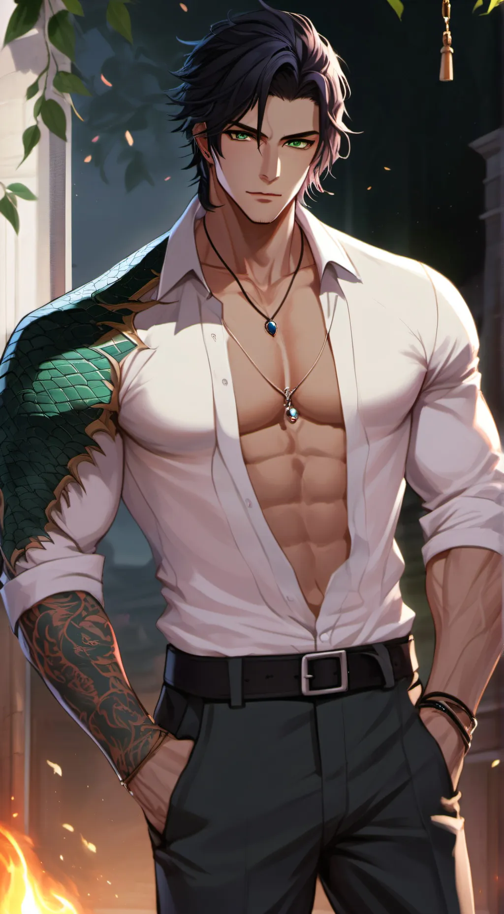 ai character: Maxwell Blake background