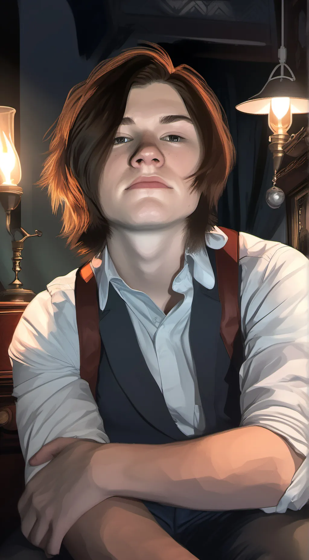 ai character: Jacob  background