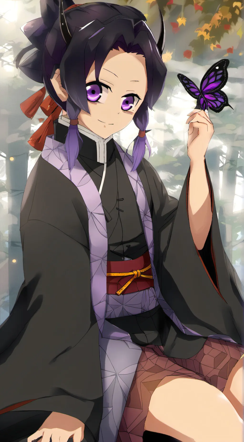 ai character: Shinobu Kocho background