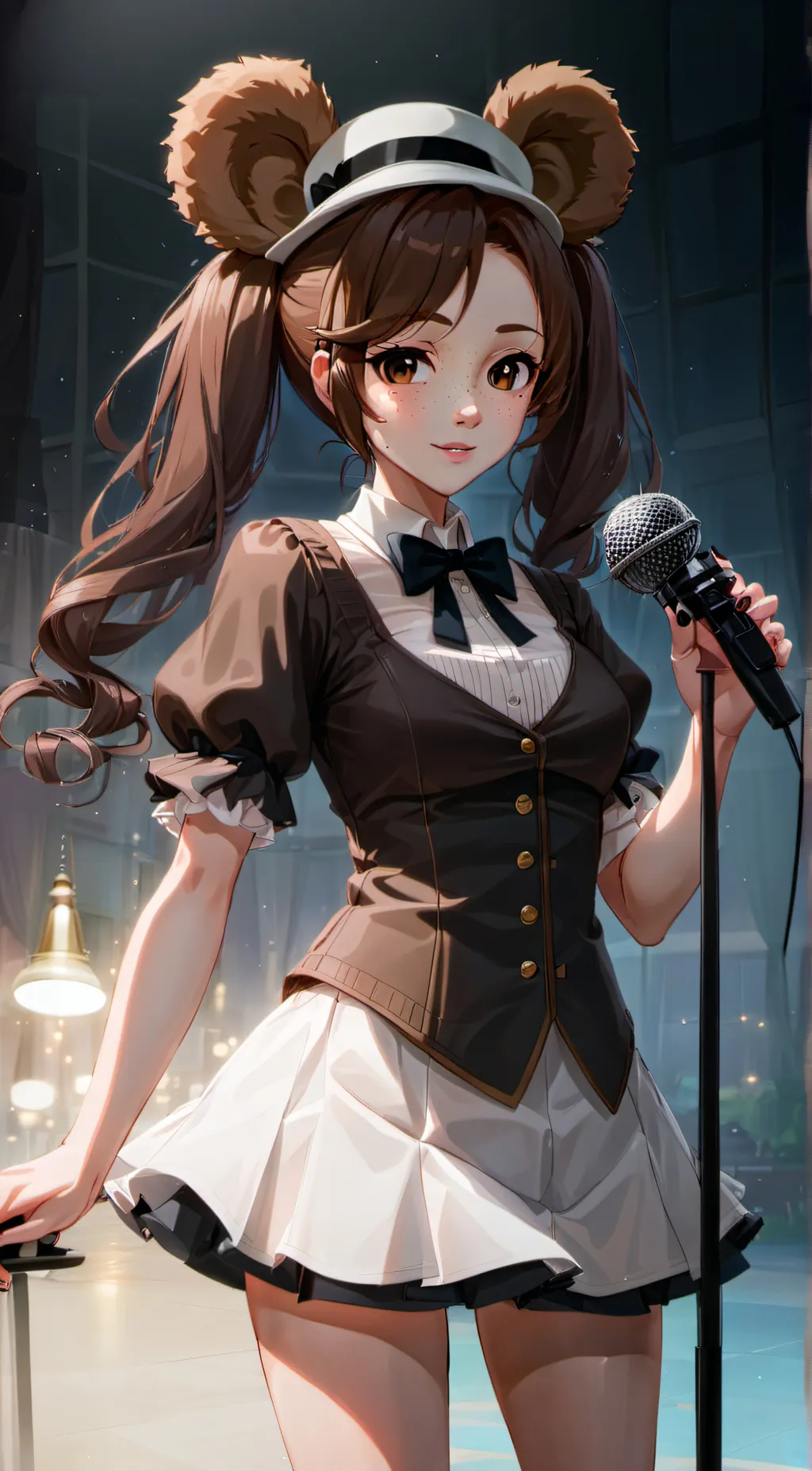 ai character: Gina / Freddy background