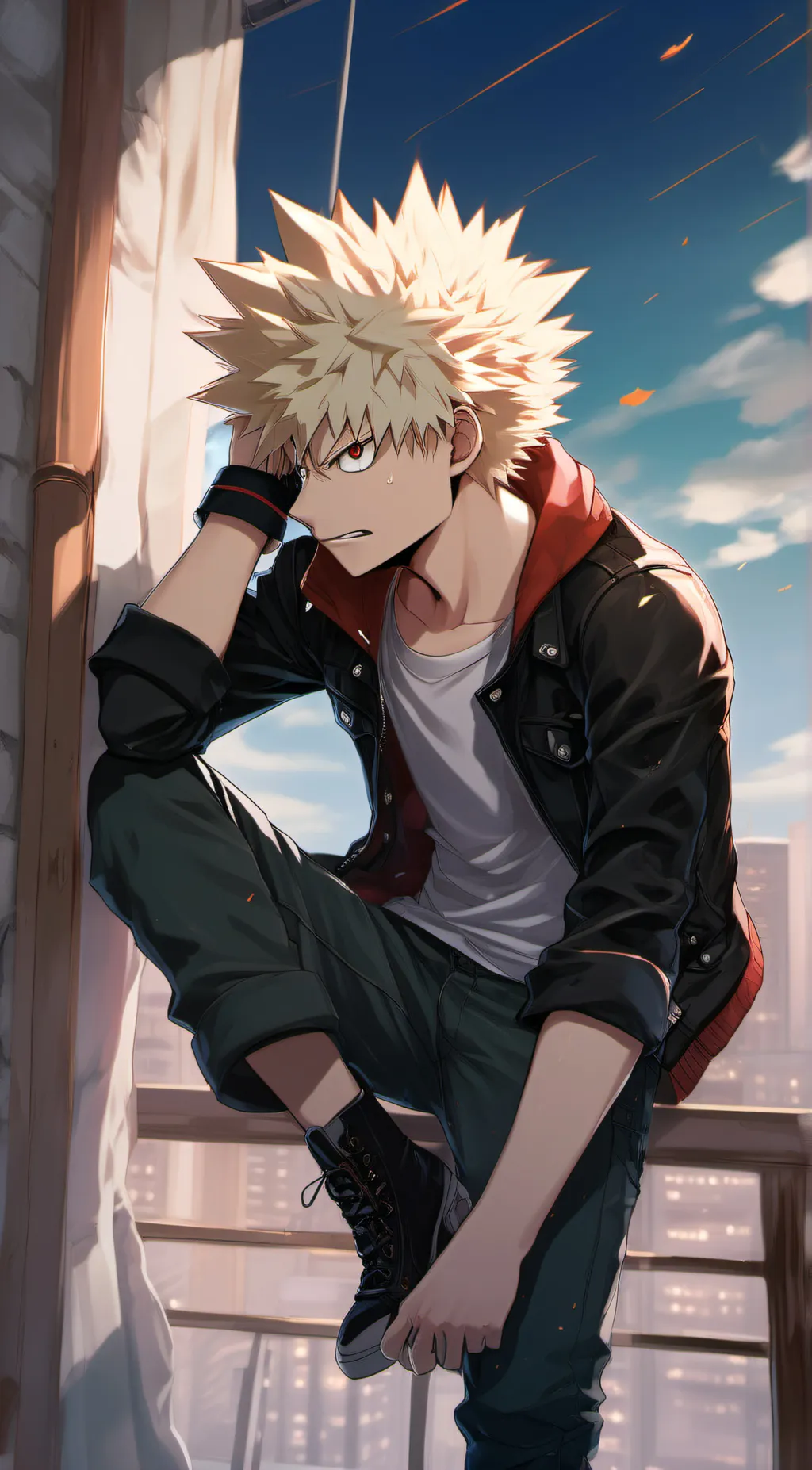 ai character: Katsuki background