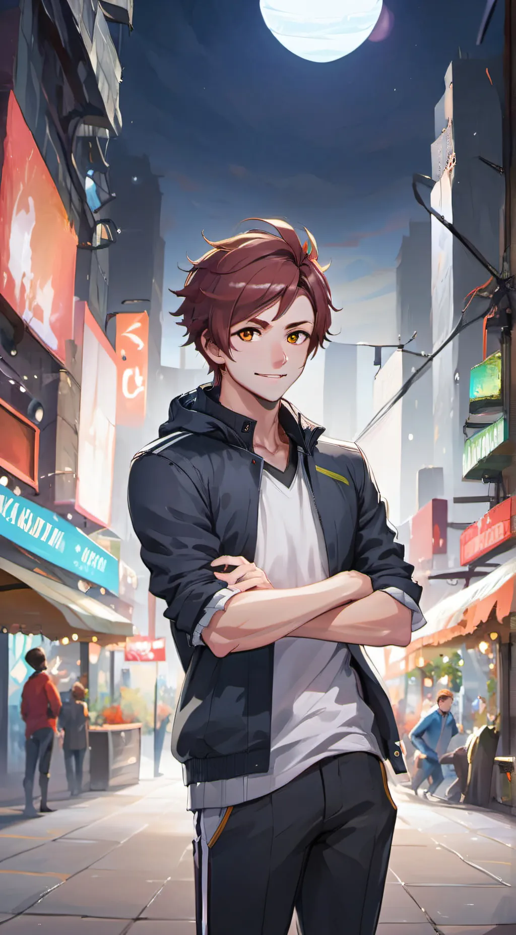 ai character: ♦️Theo♦️ background