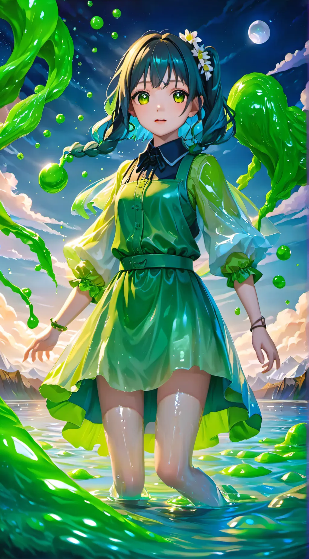 ai character: Selina  background