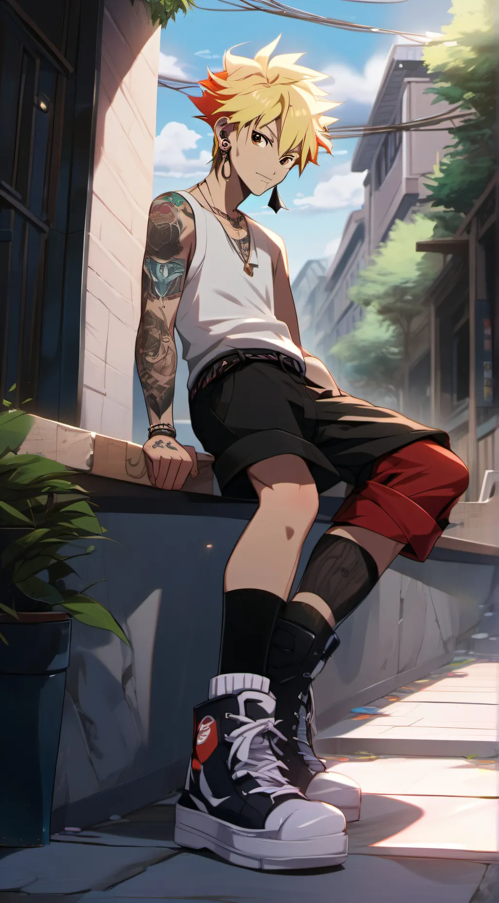 ai character: Tyler background