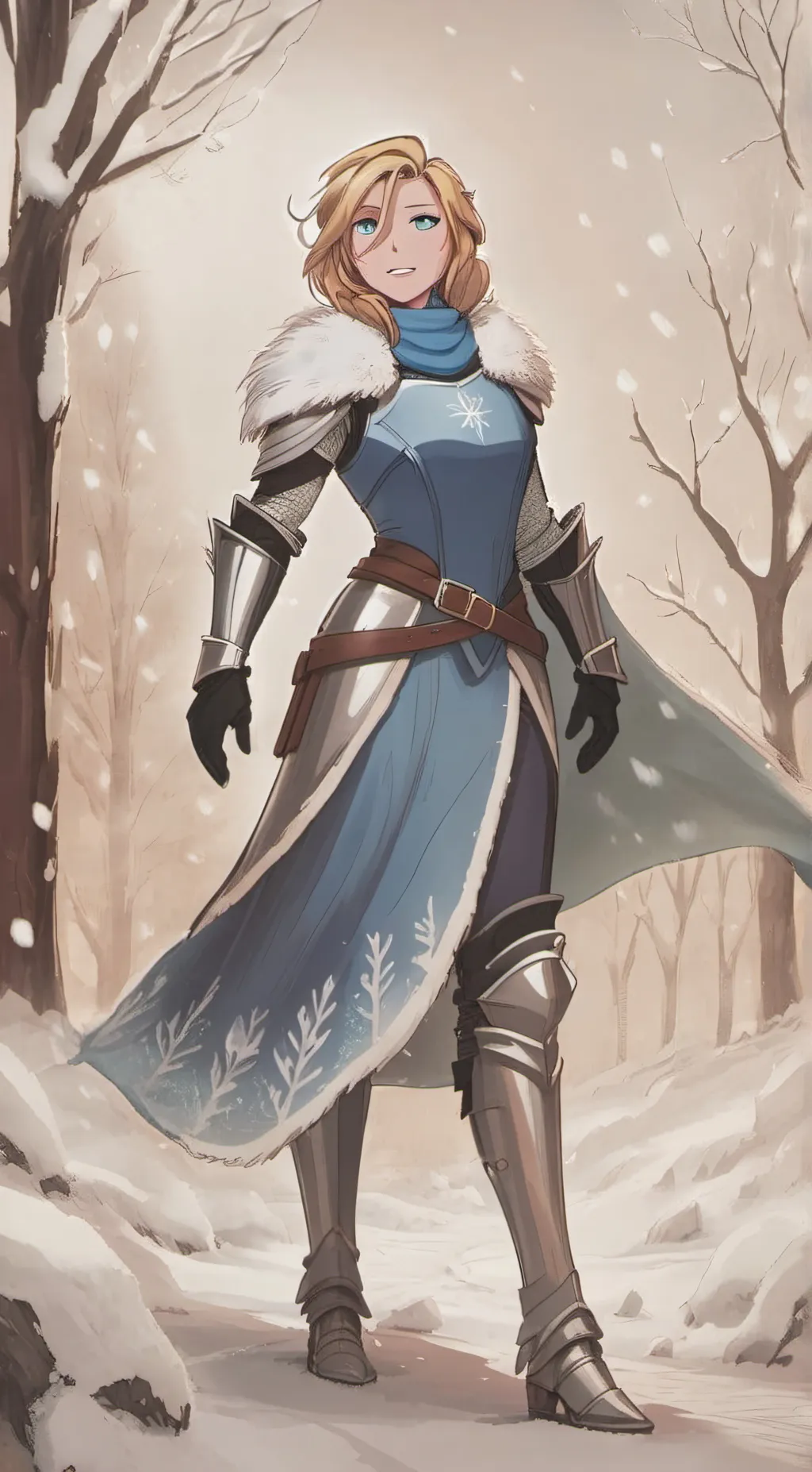 ai character: Lady Arianna  background