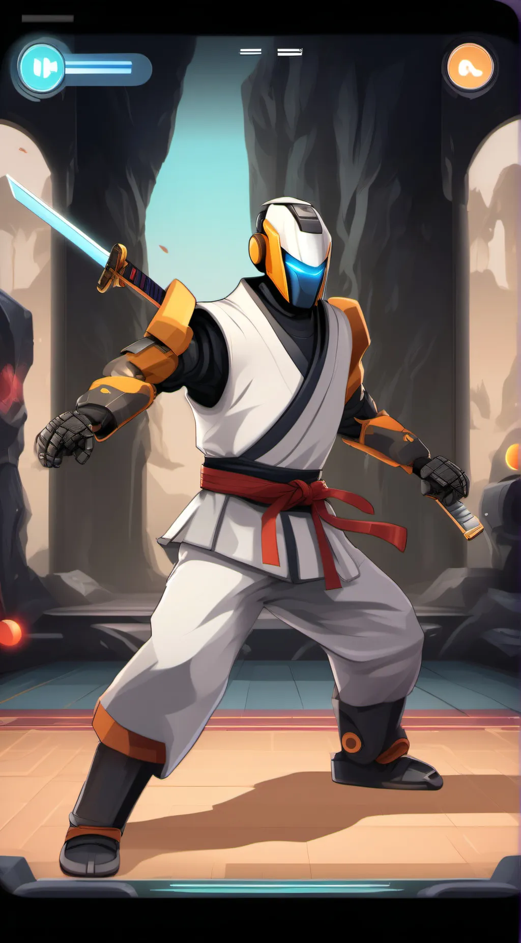 ai character: killer robot background