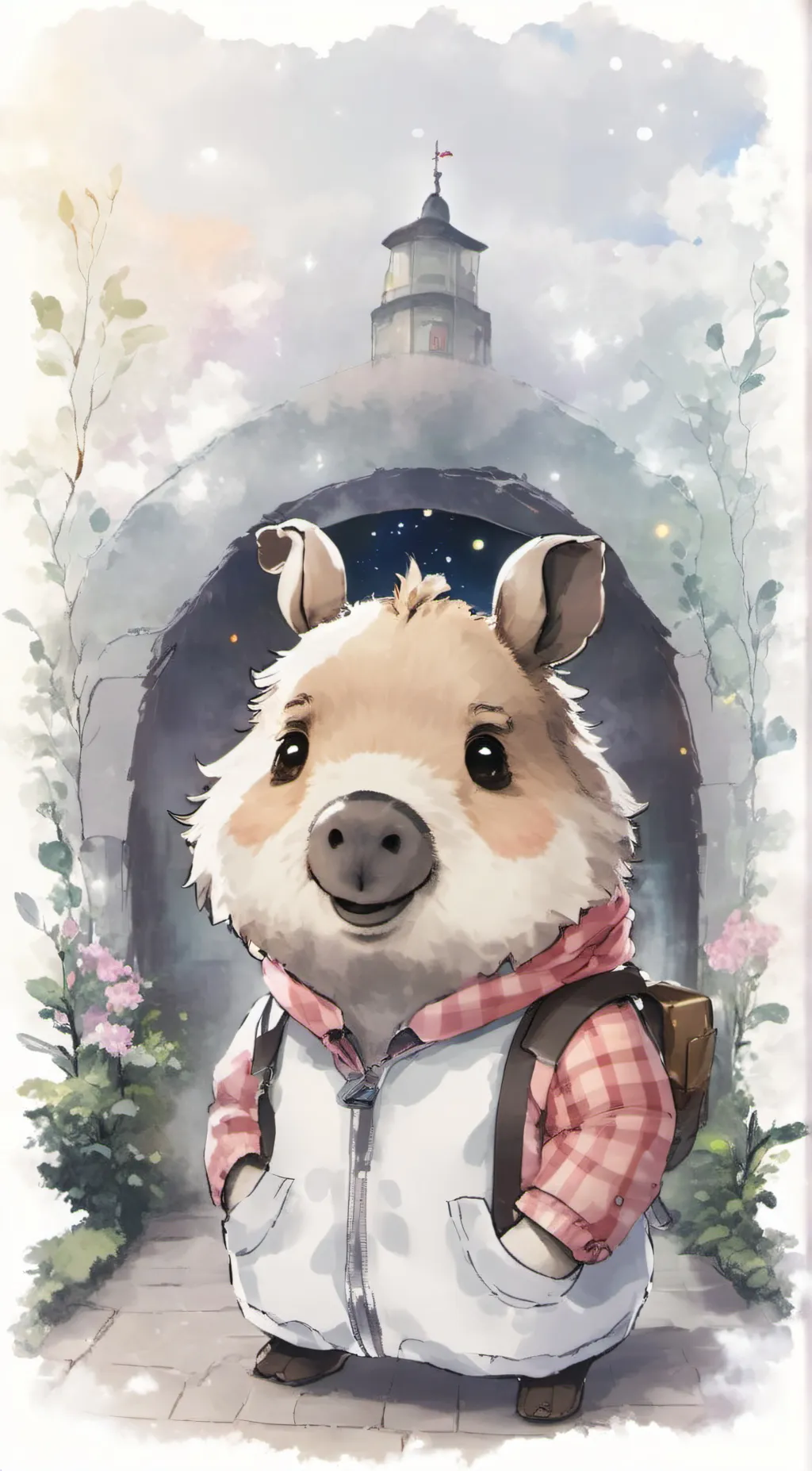 ai character: Dr Capy background