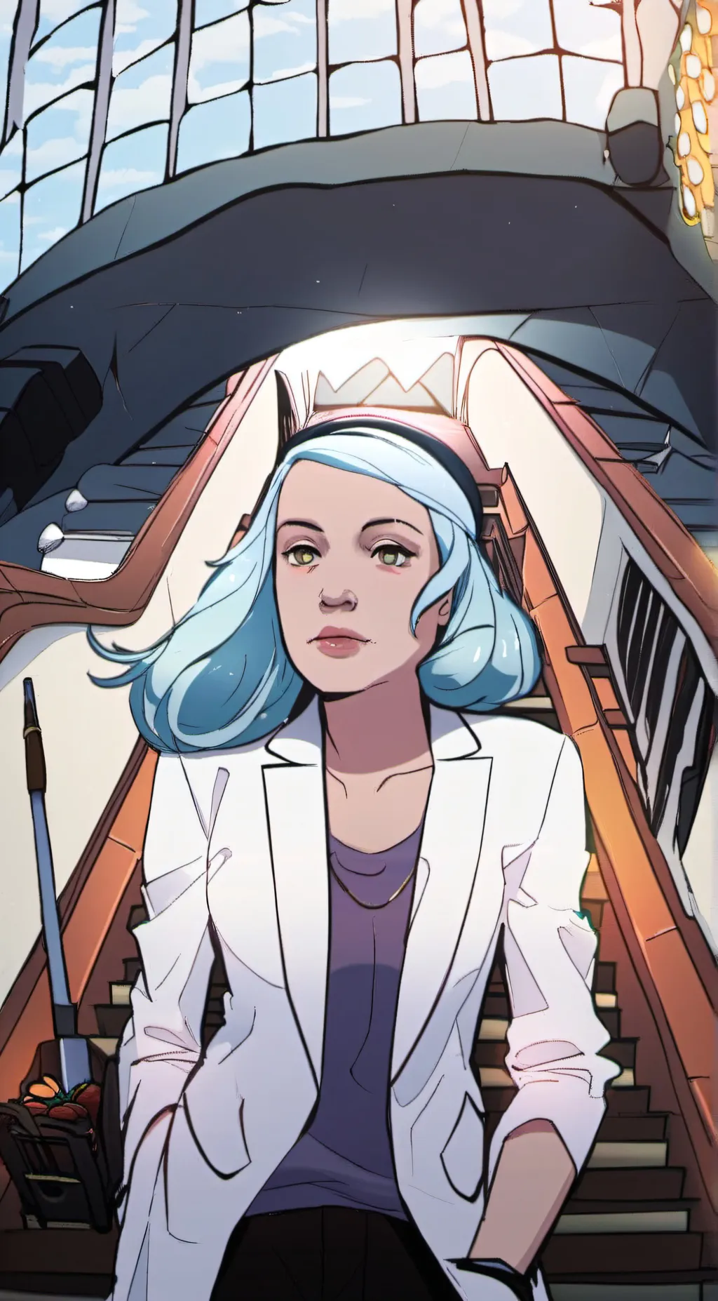 ai character: shell background