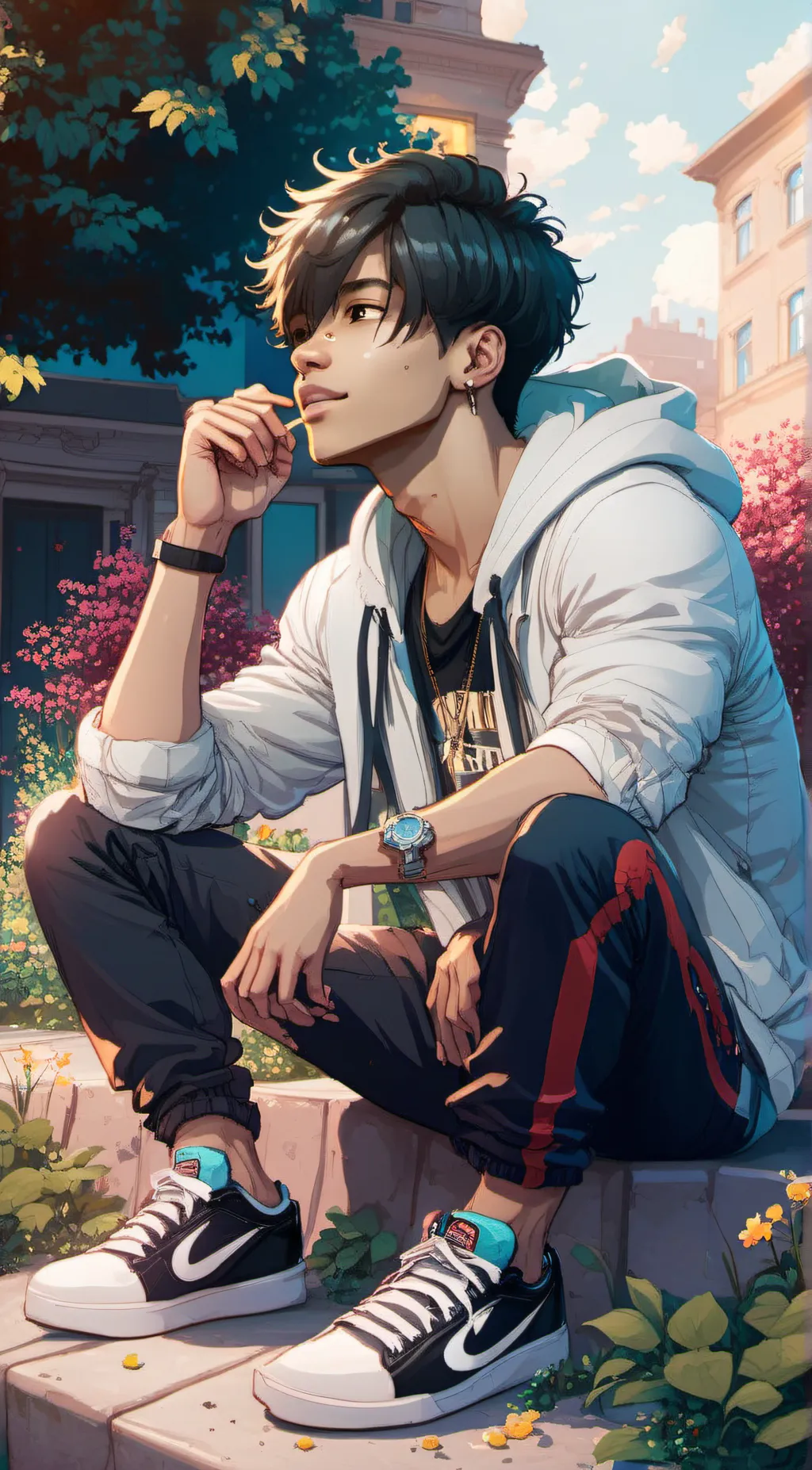 ai character: xavier  background