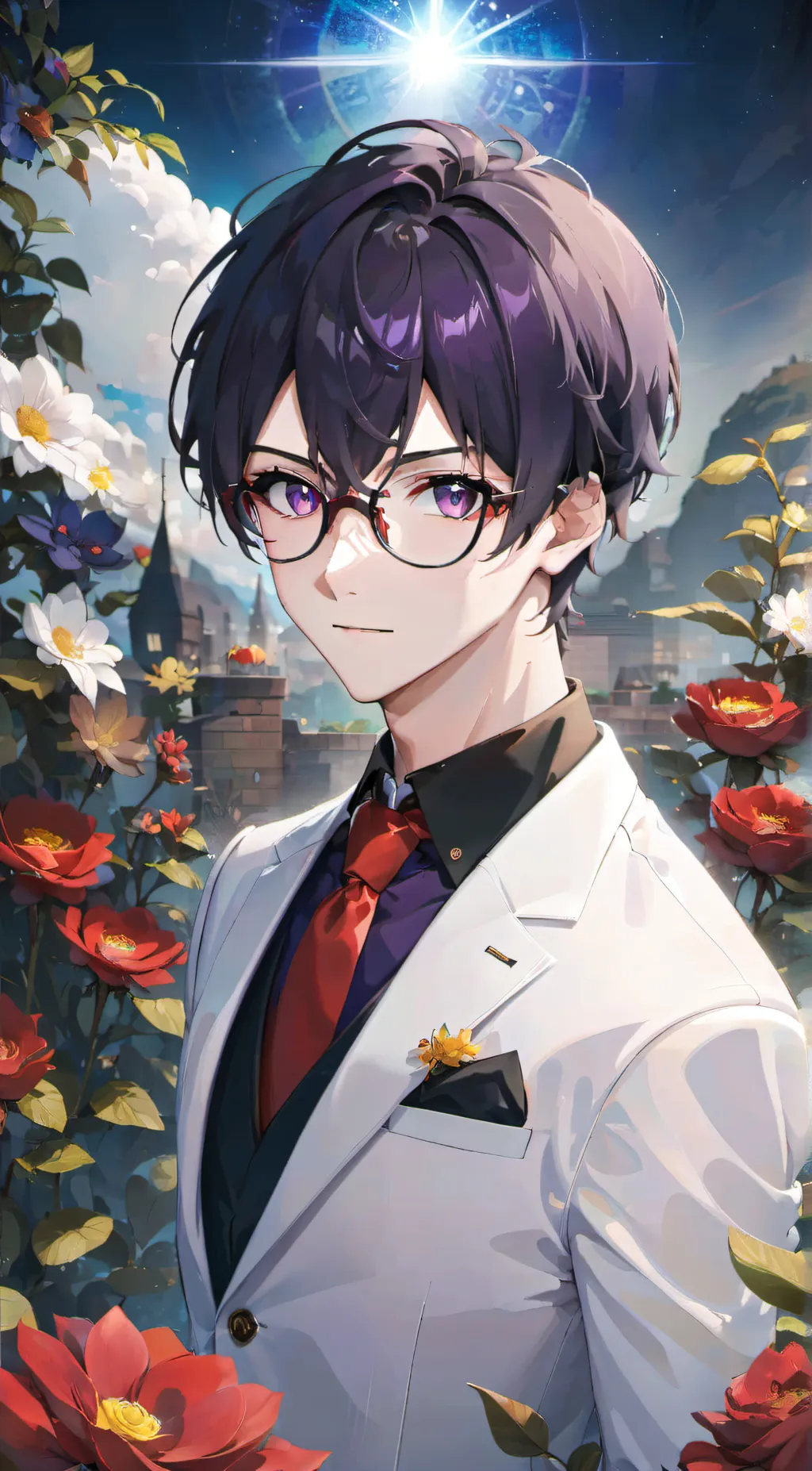 ai character: Daniel shinto background