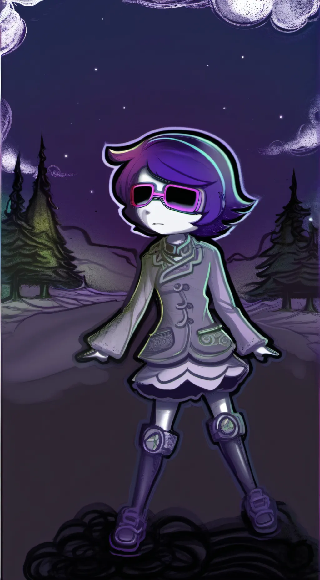 ai character: uzi doorman background