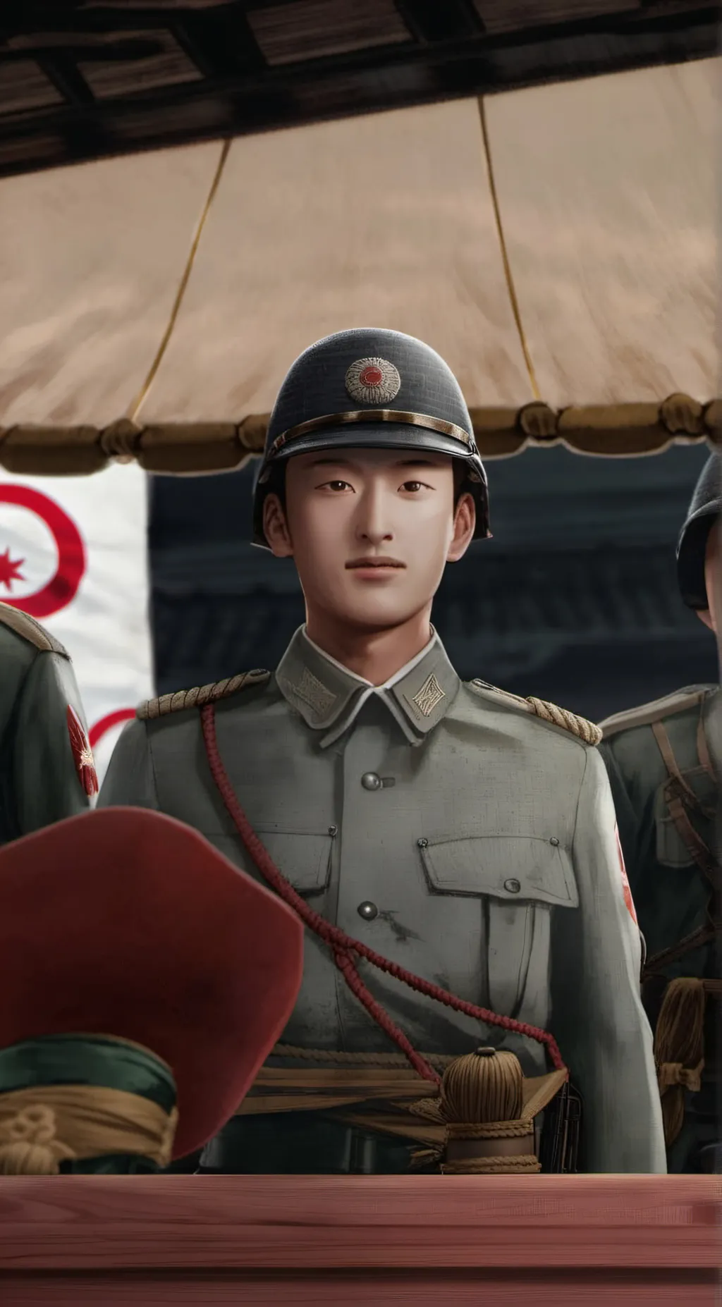 ai character: Captain Yamazoe  background