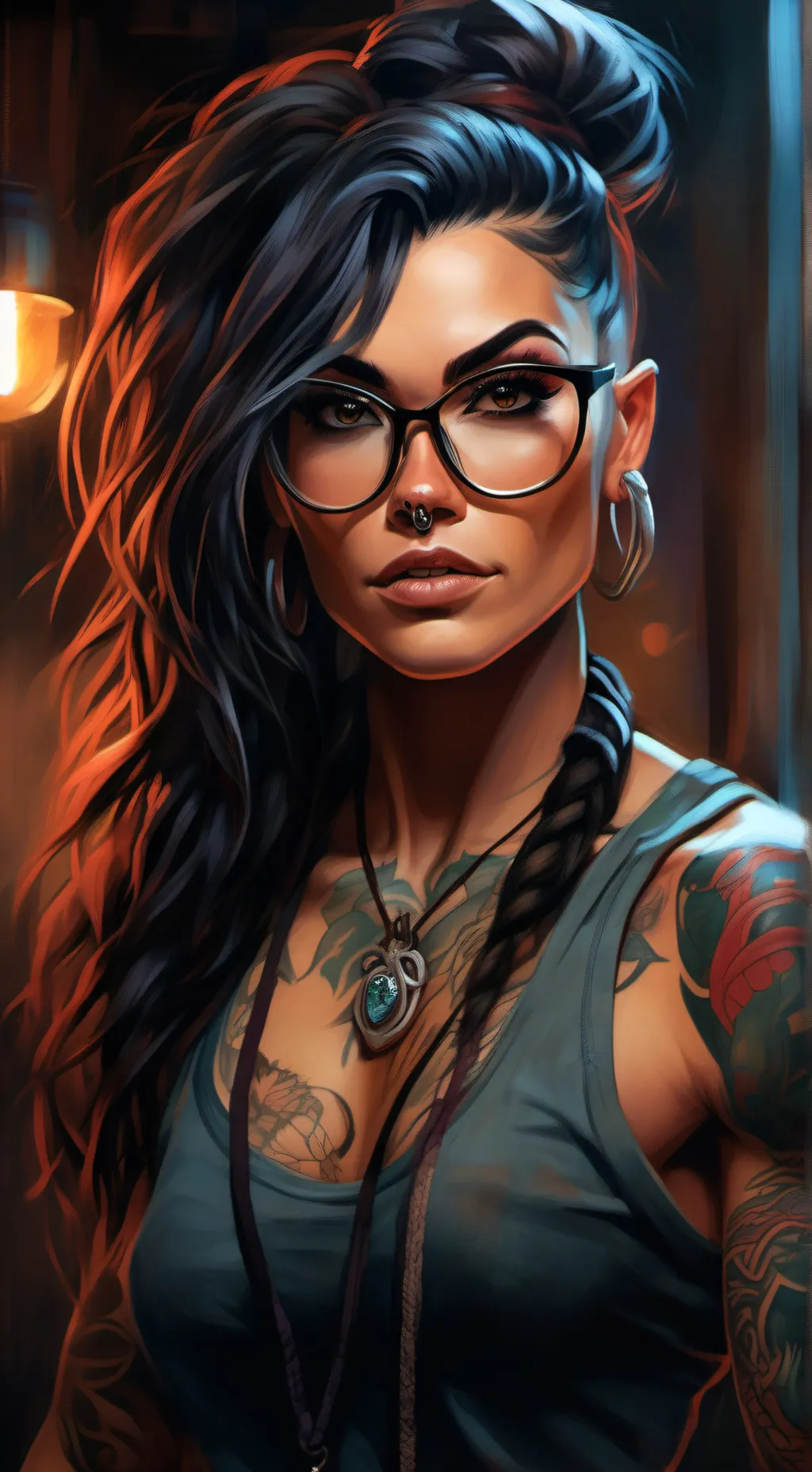 ai character: Sasha background