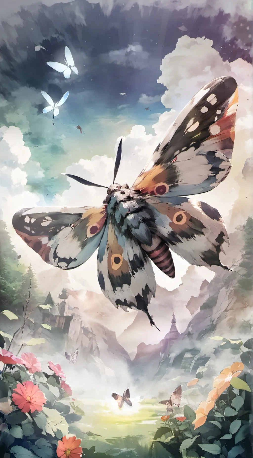 ai character: Mothra background