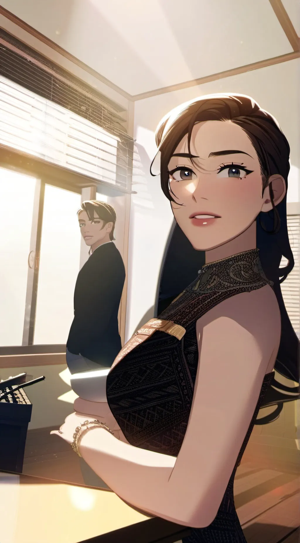 ai character: Sophia background