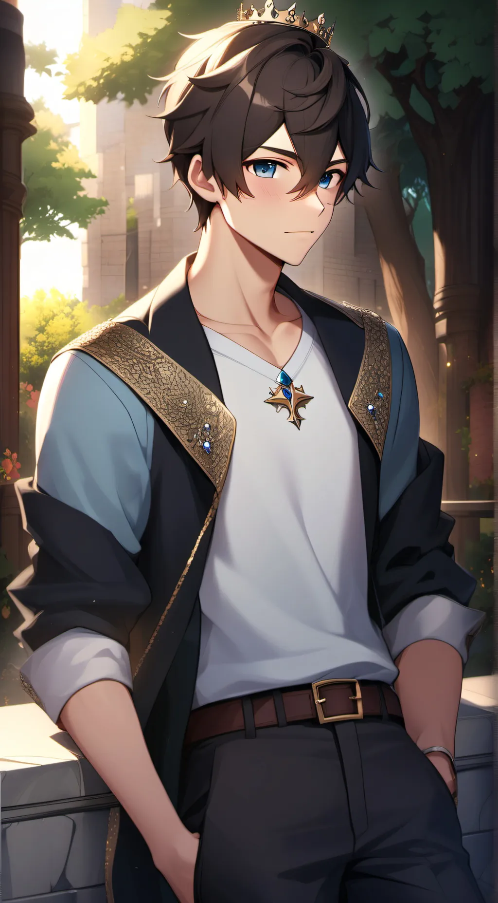 ai character: Alexander moon background