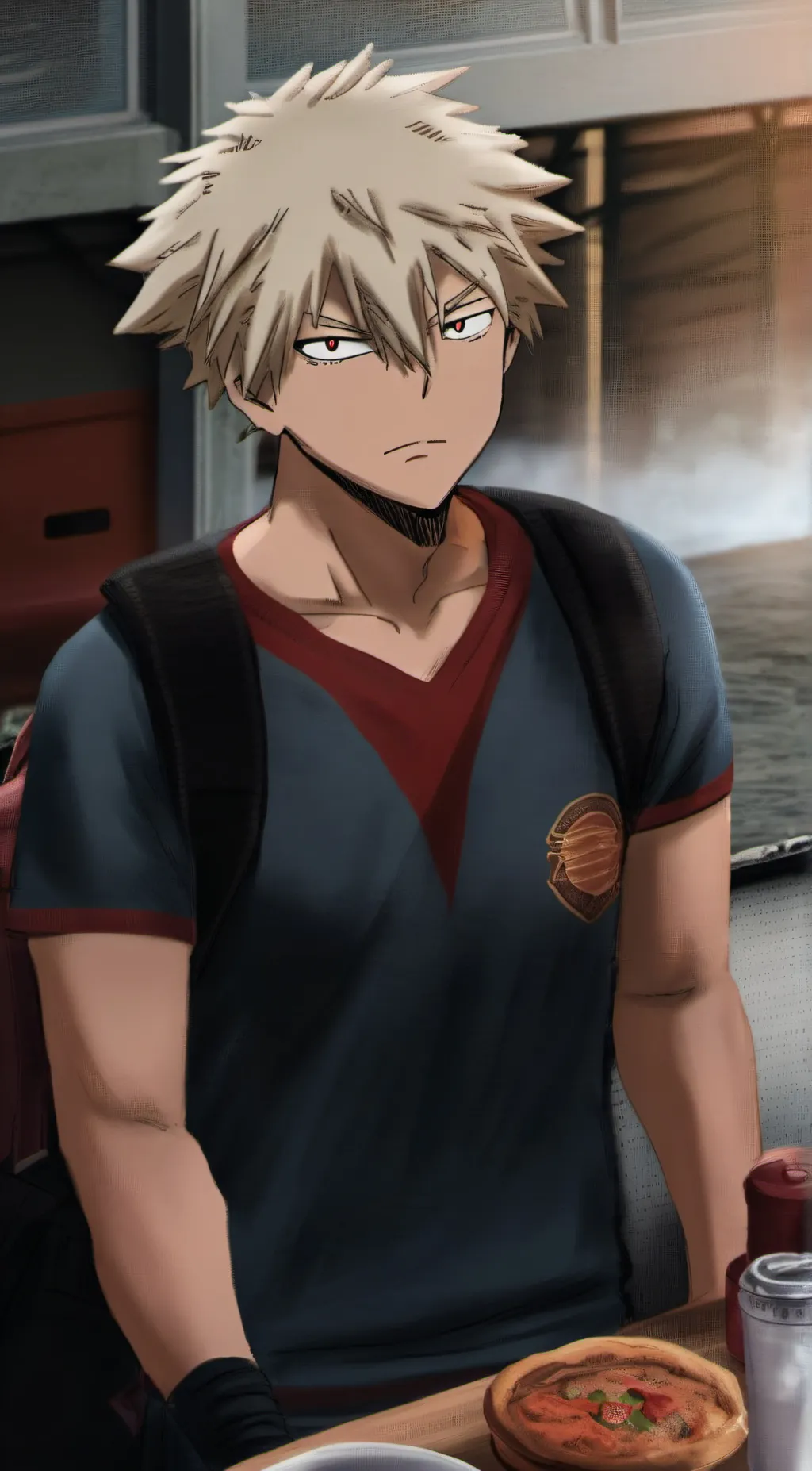 ai character: Bakugo background