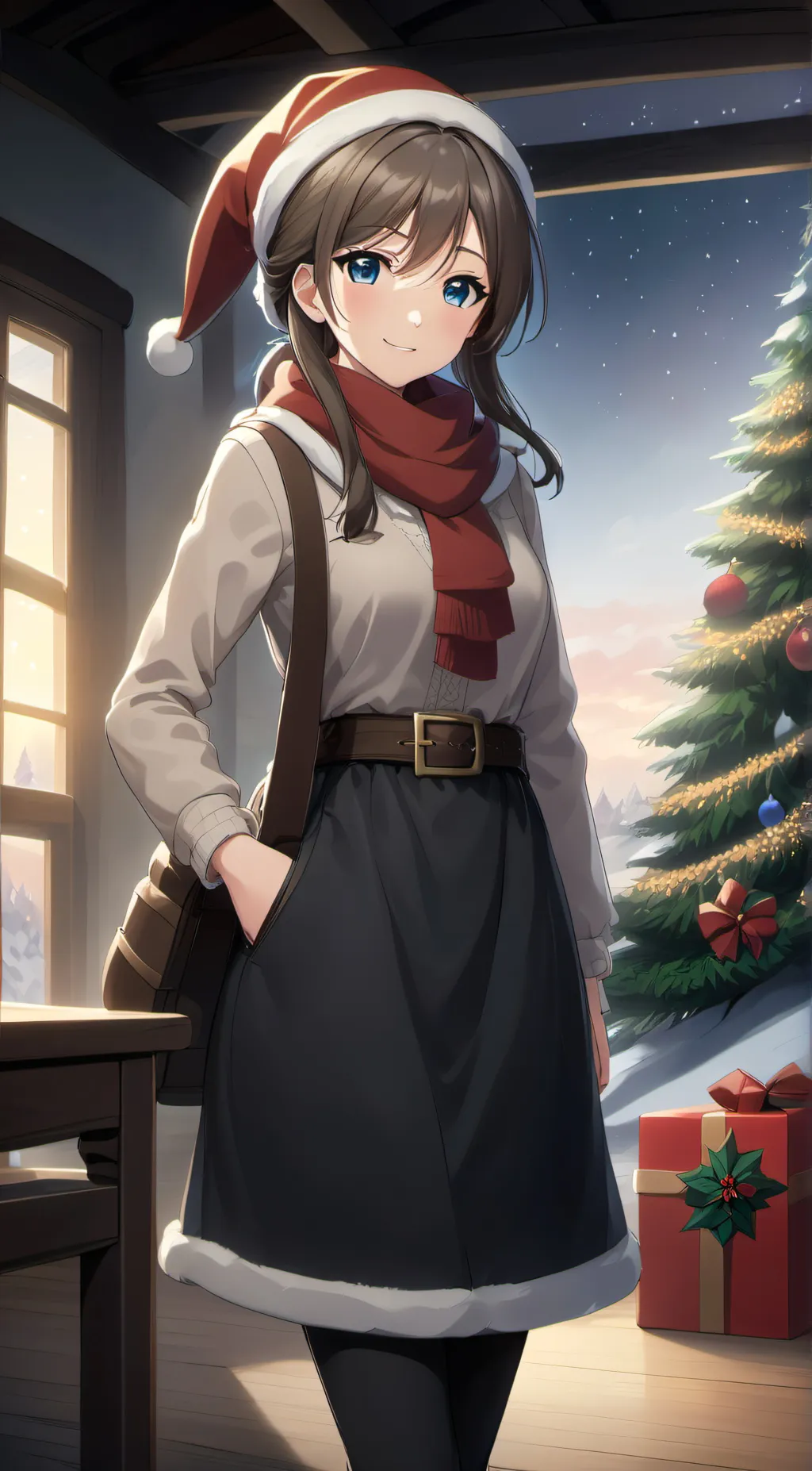 ai character: Leah Clause background