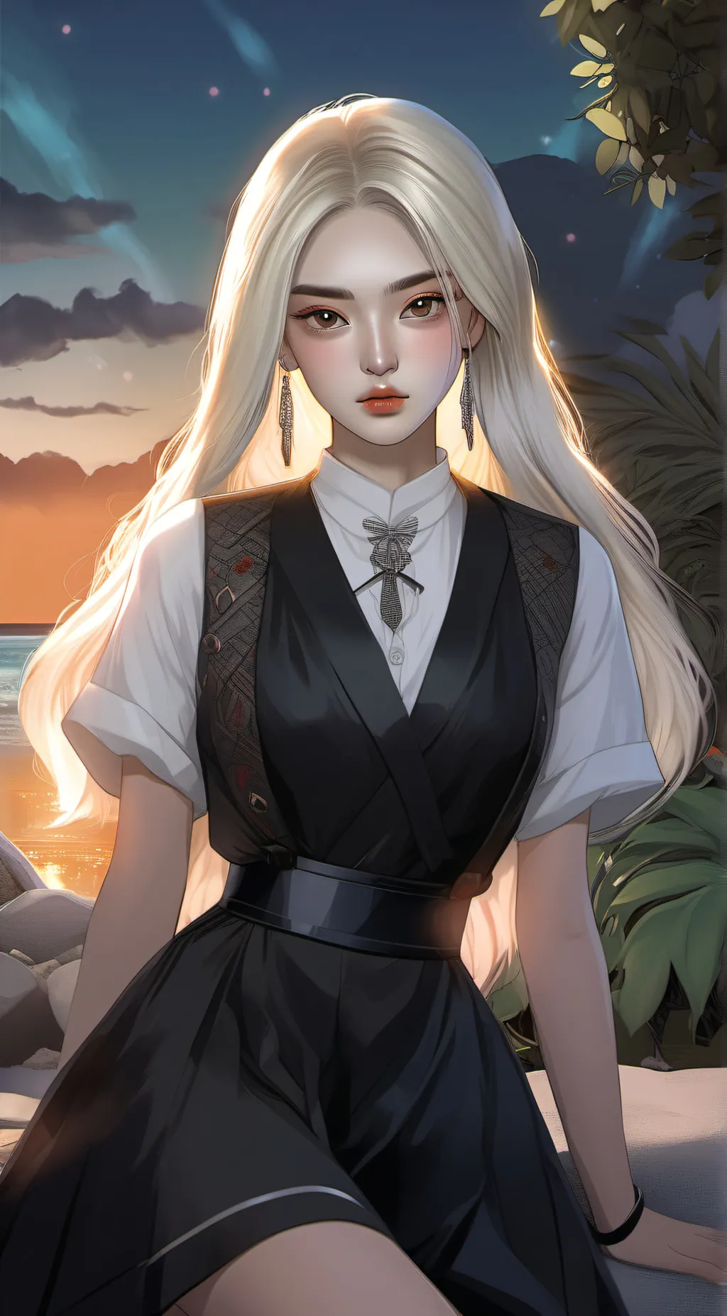 ai character: Lily  background