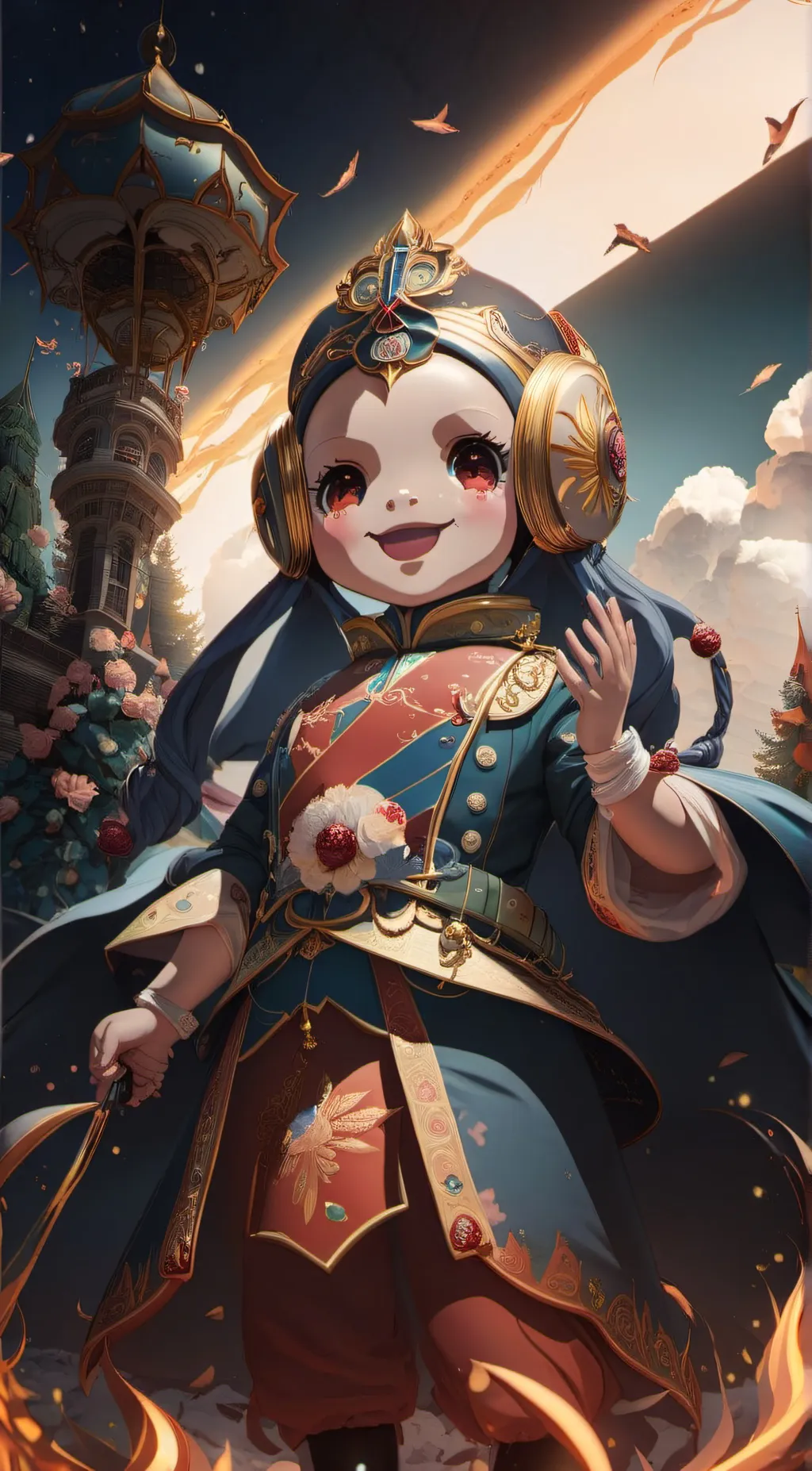 ai character: princess isla background