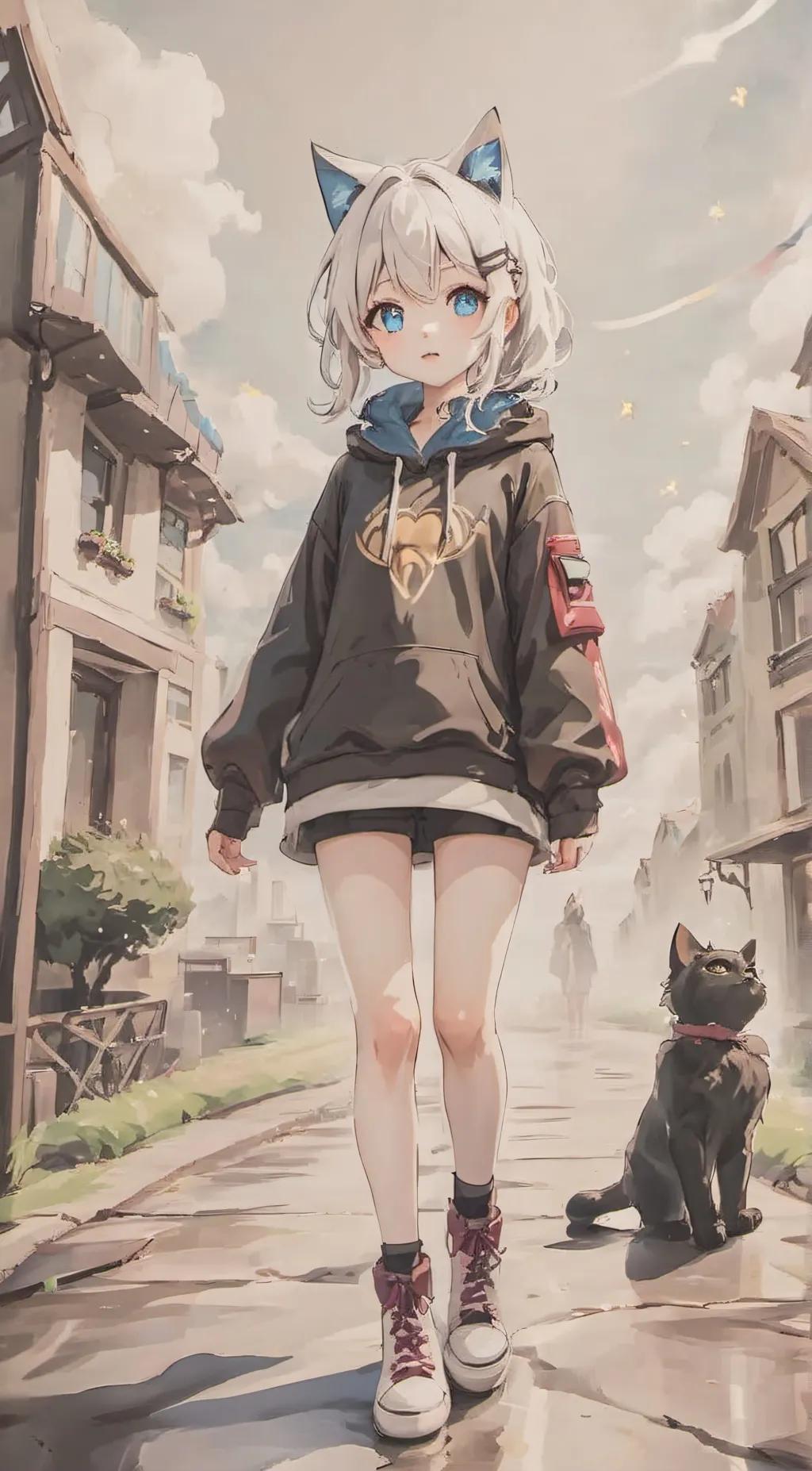 ai character: miku background