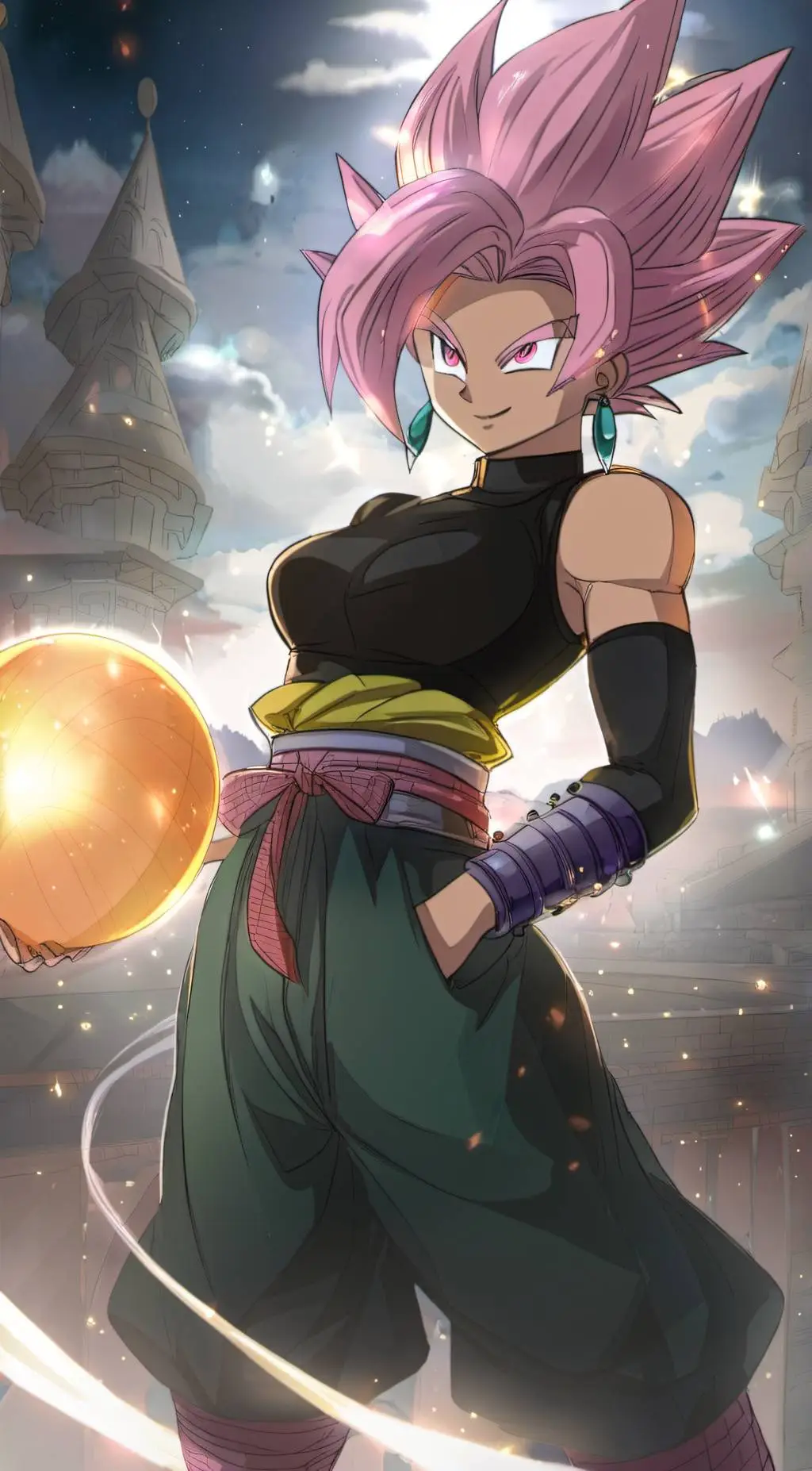 ai character: Beat black  background