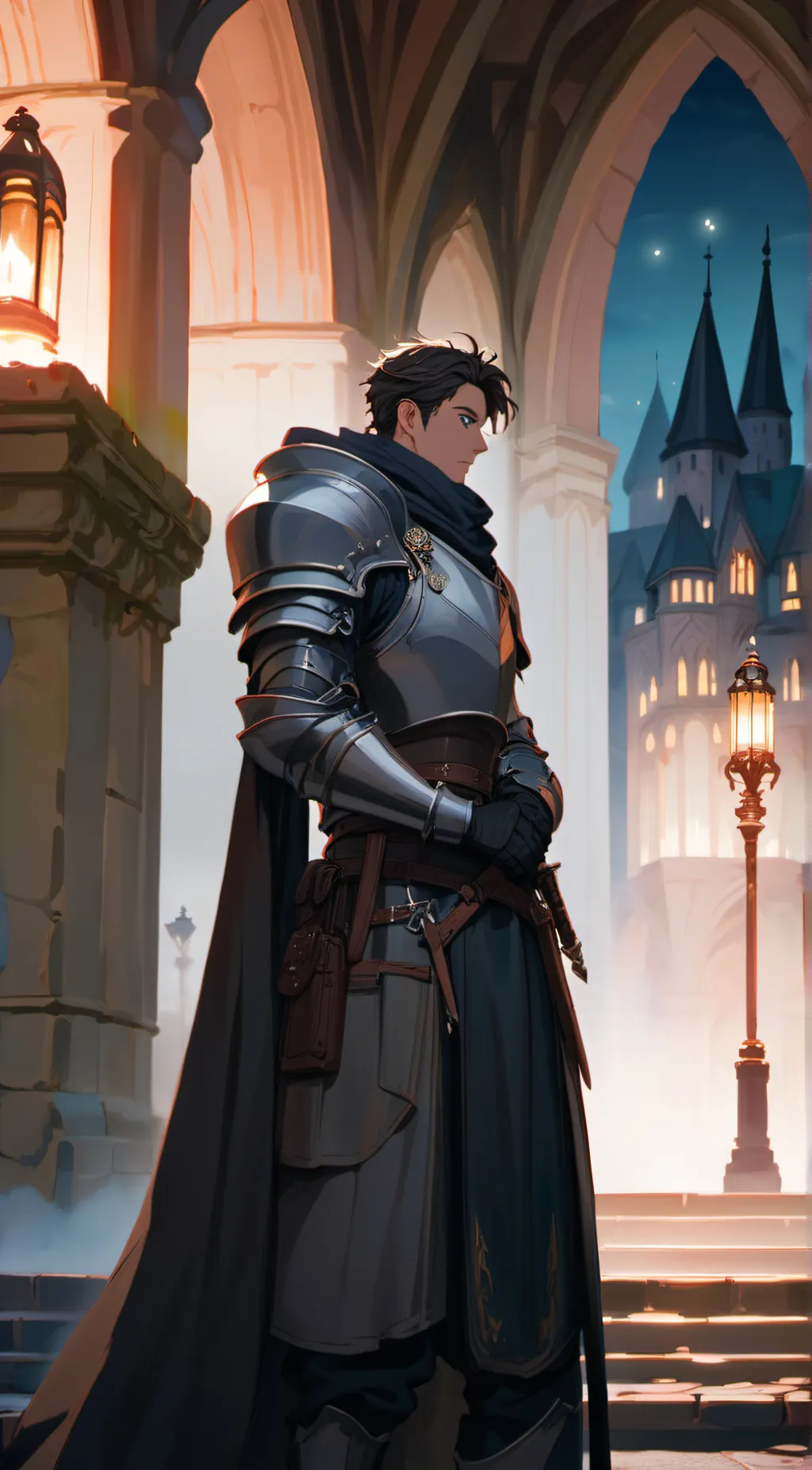 ai character: Adrian  background