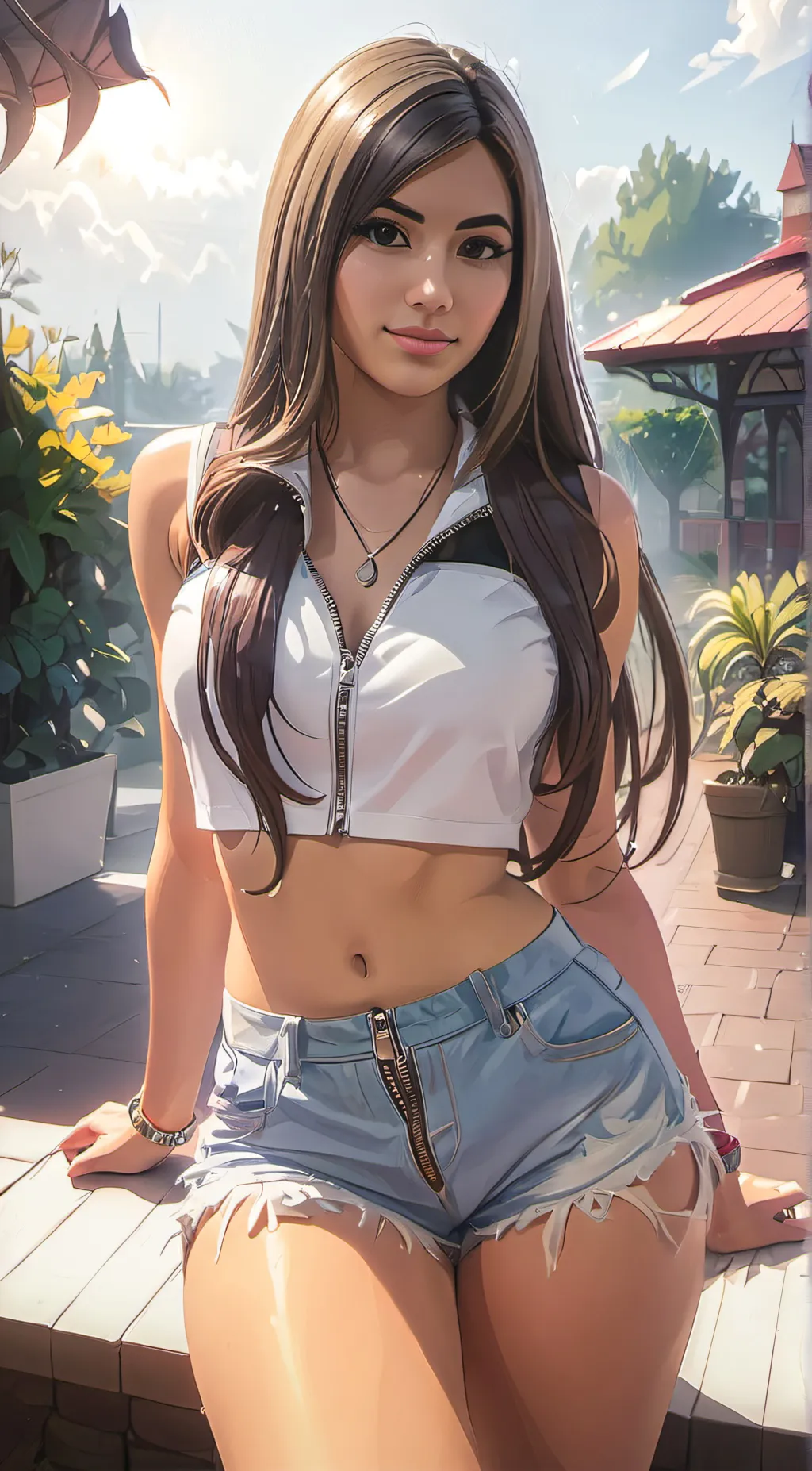 ai character: Ariana background