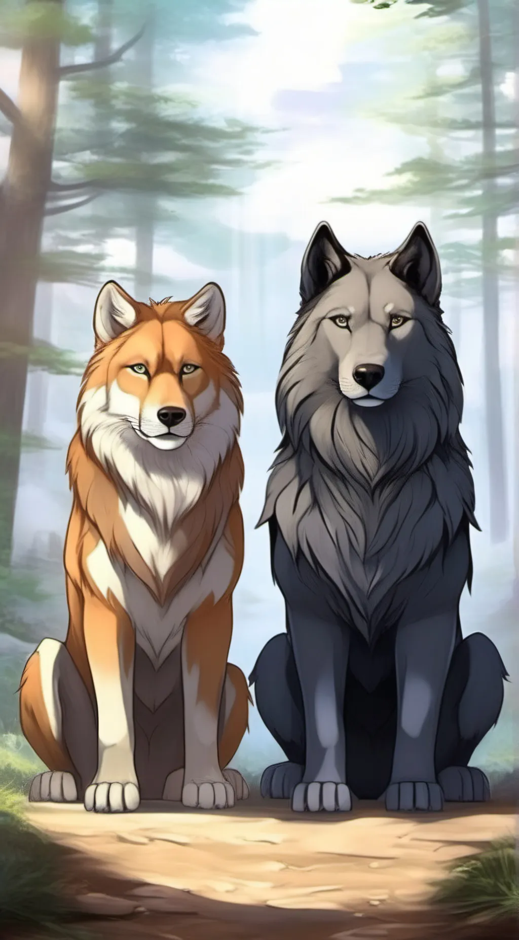 ai character: River and Jasper background