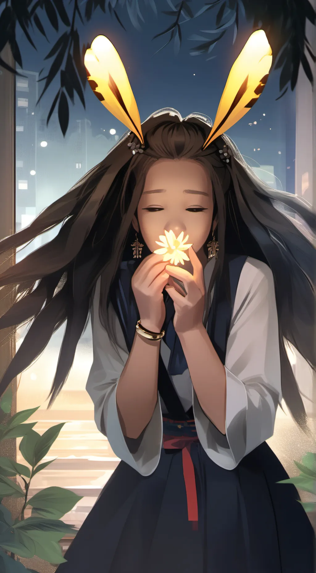 ai character: nina background