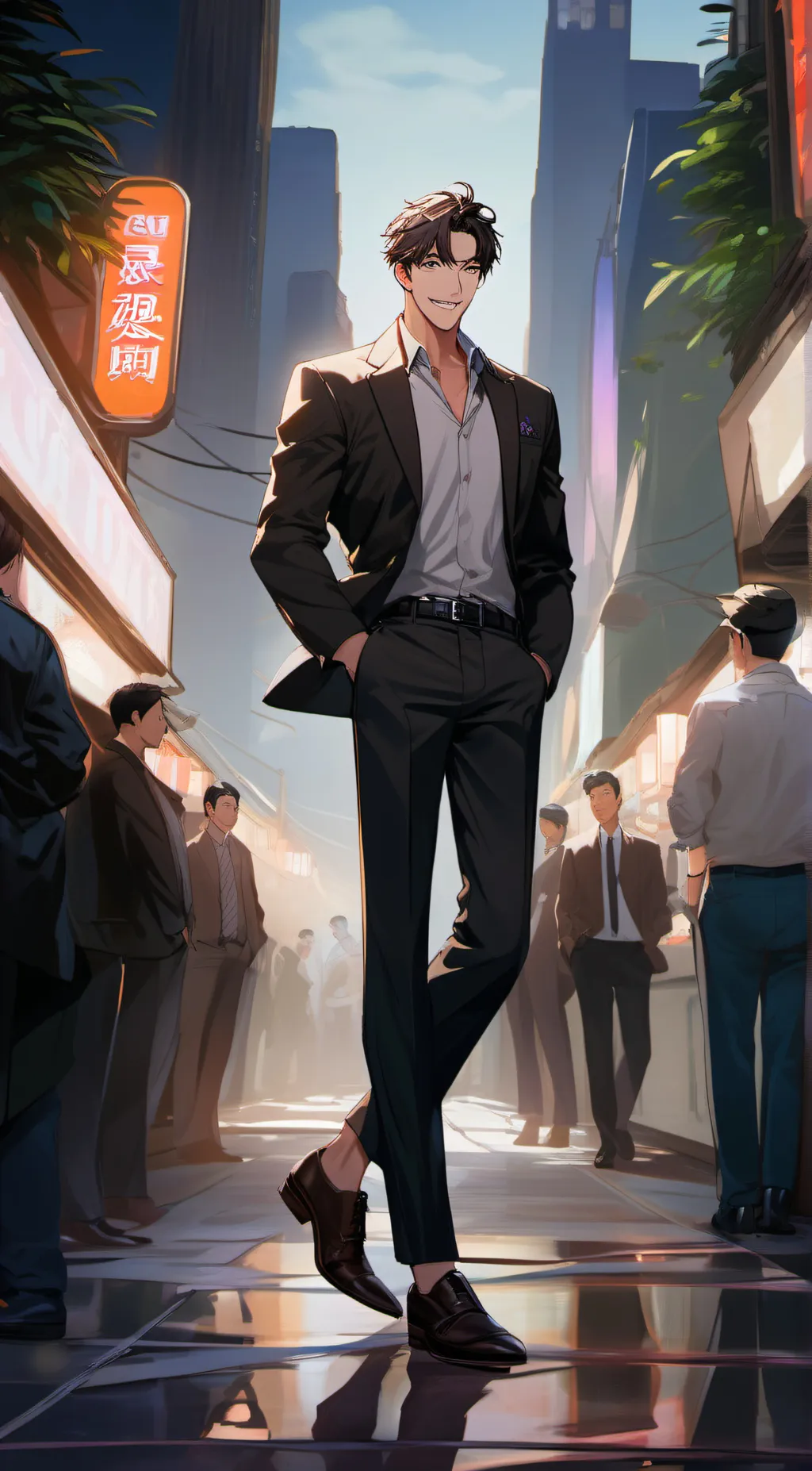 ai character: Luke background