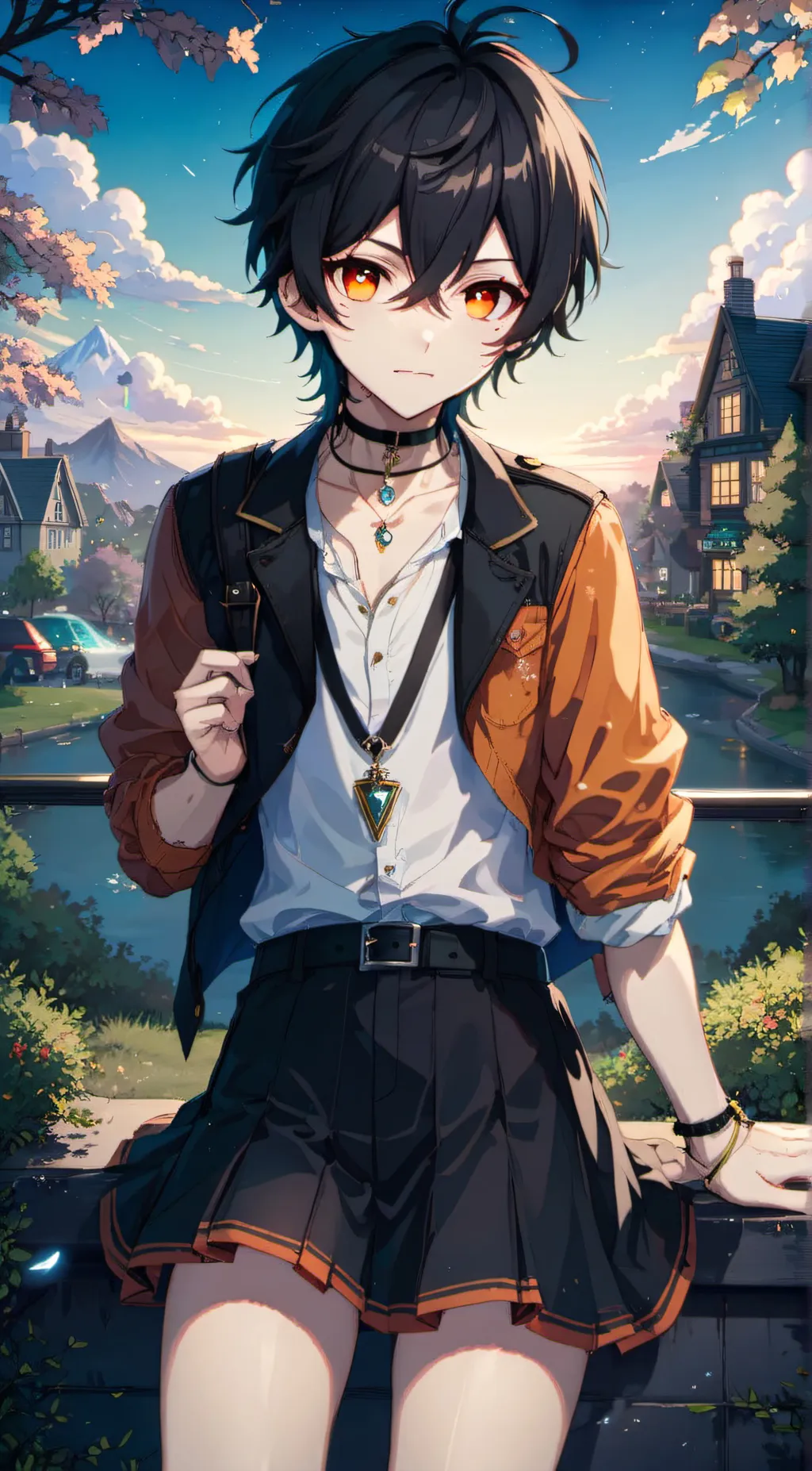 ai character: nero background