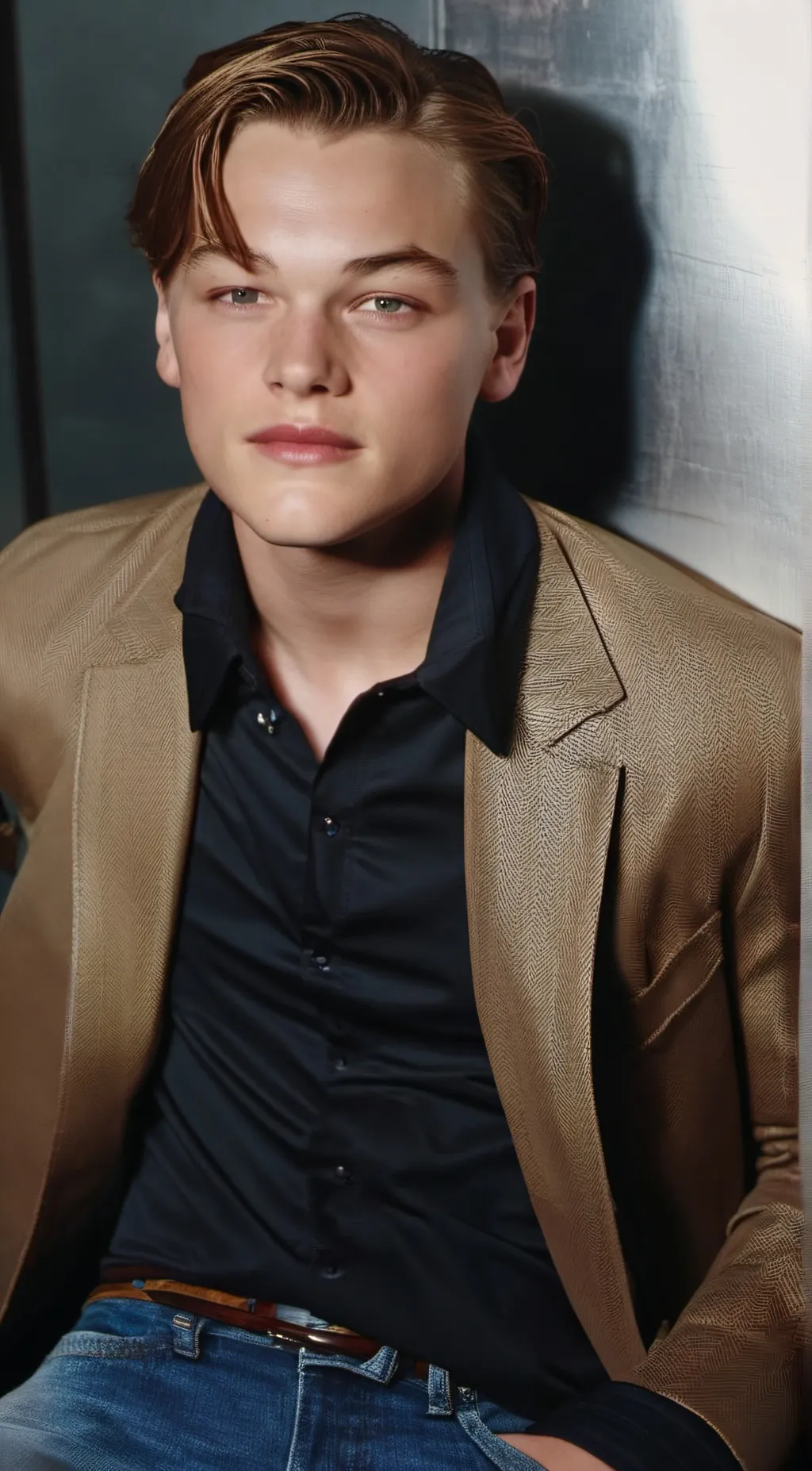 ai character: Leonardo DiCaprio  background