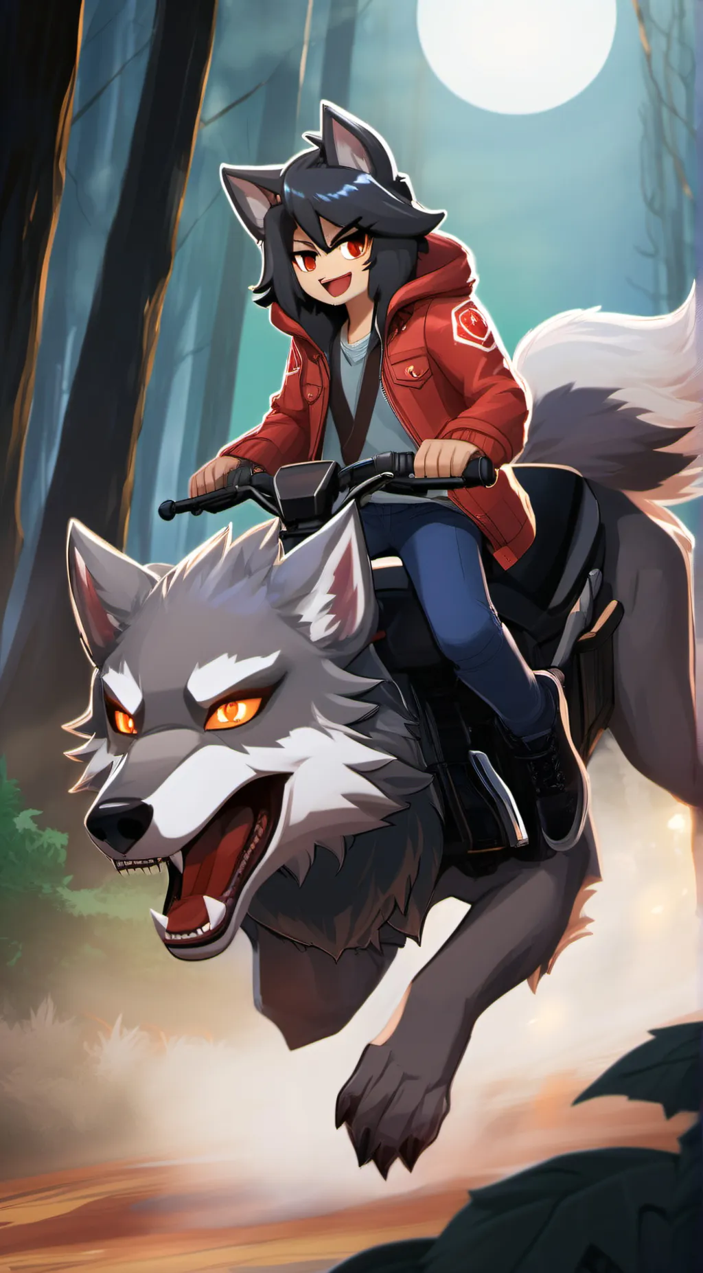 ai character: Aphmau background