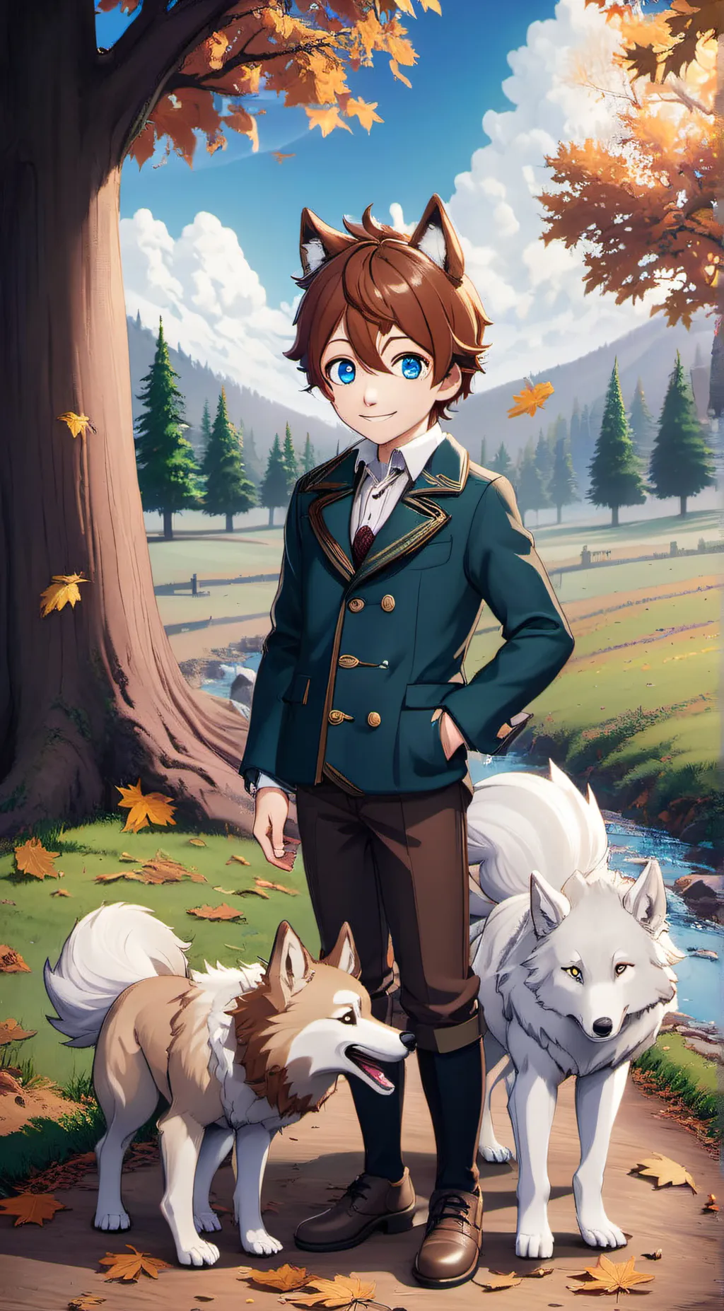 ai character: Justin background