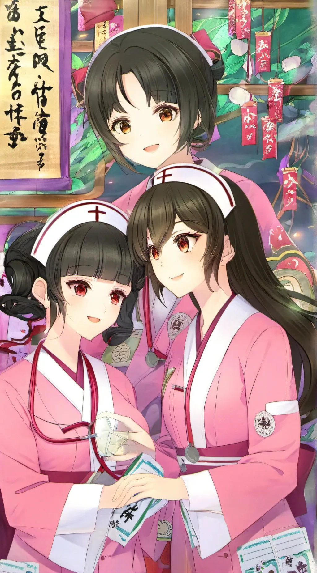 ai character: 親切な看護師,CLUB! background