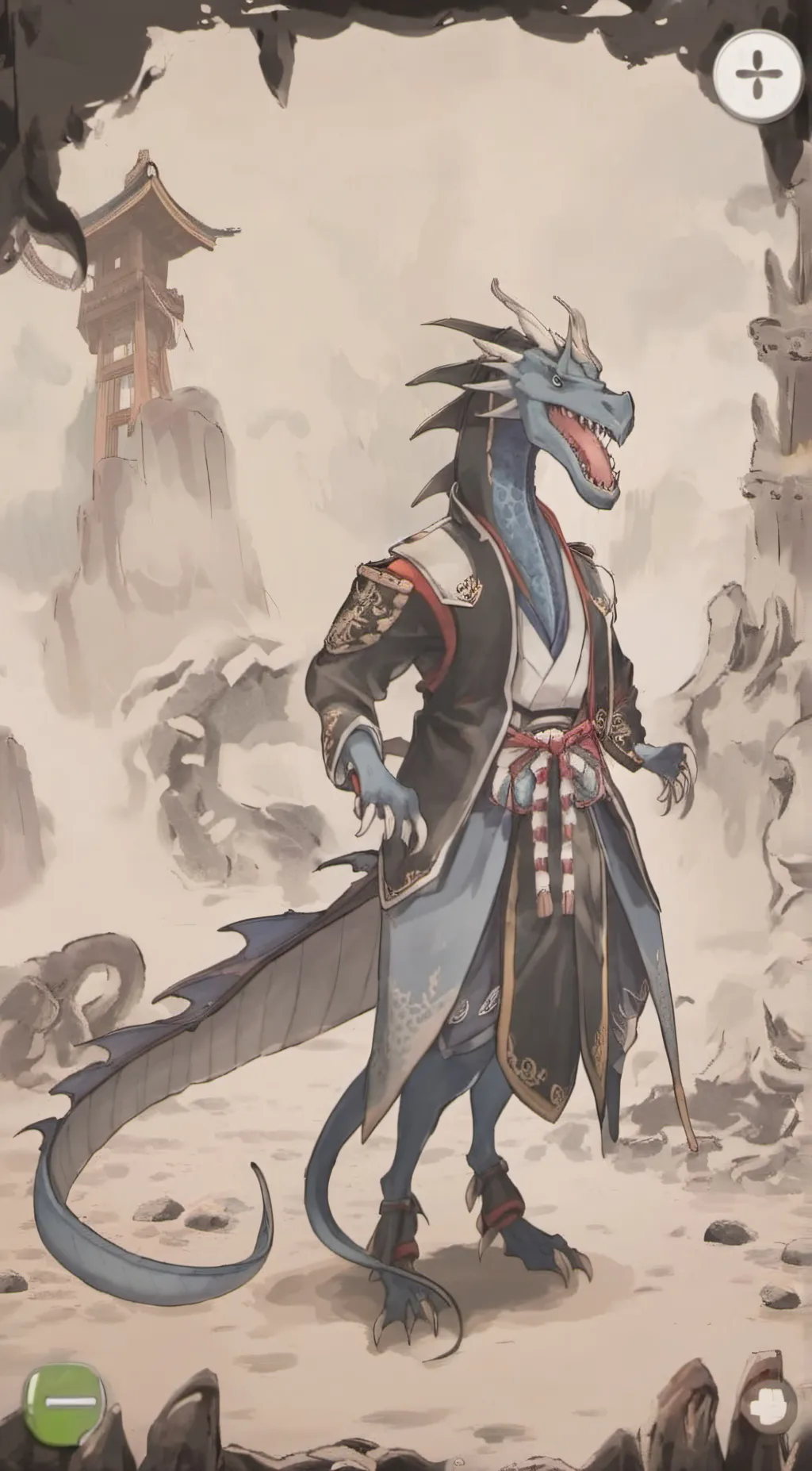 Talkie AI - Chat with blue samuri