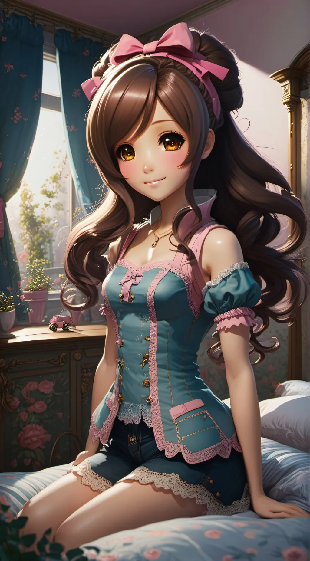 ai character: June (Crush) background